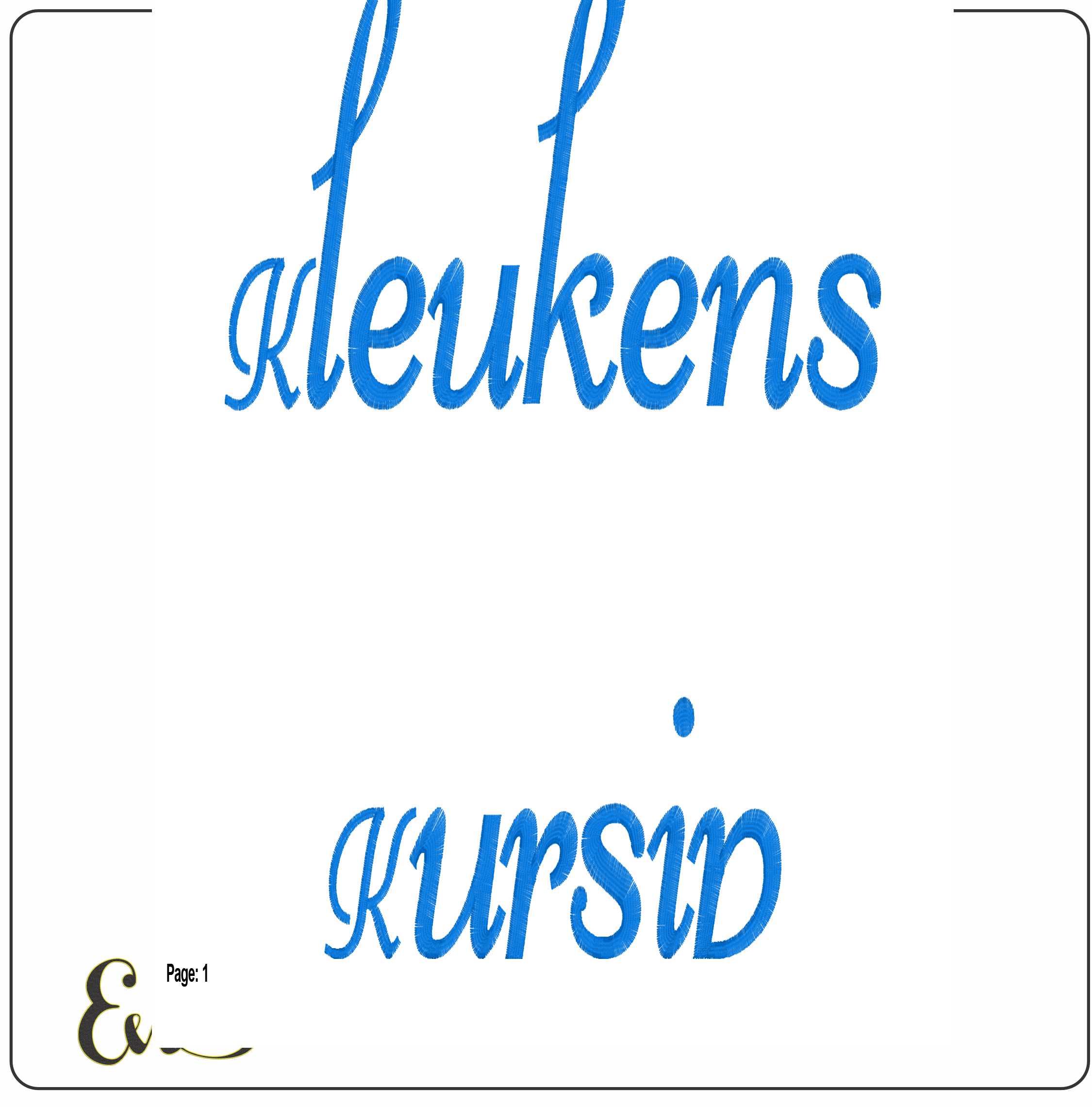 Kleukens Kursive