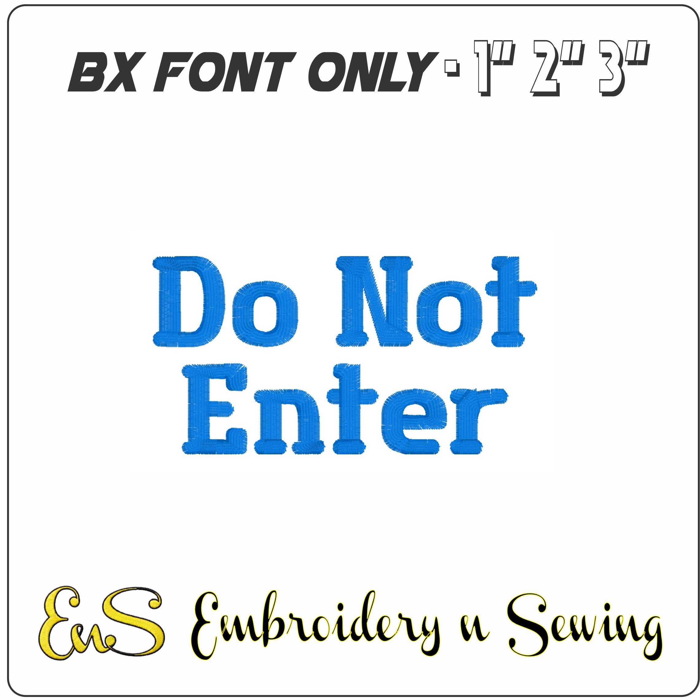 Do Not Enter
