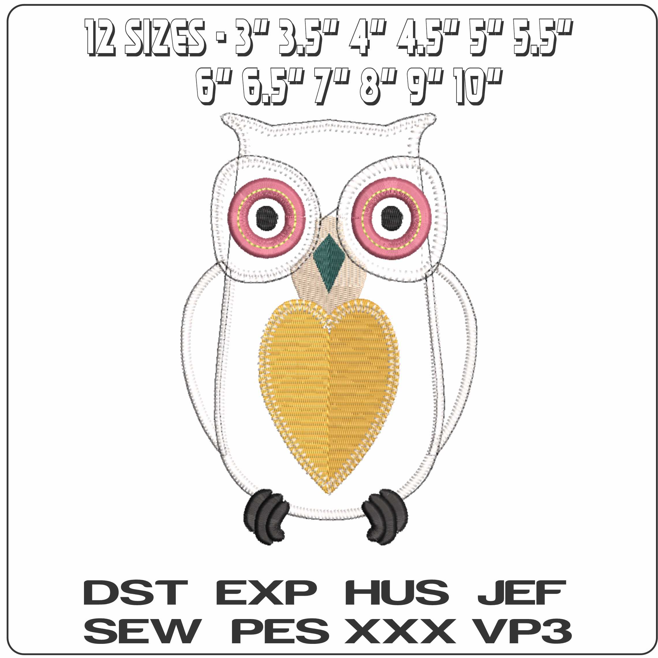 Applique Owl