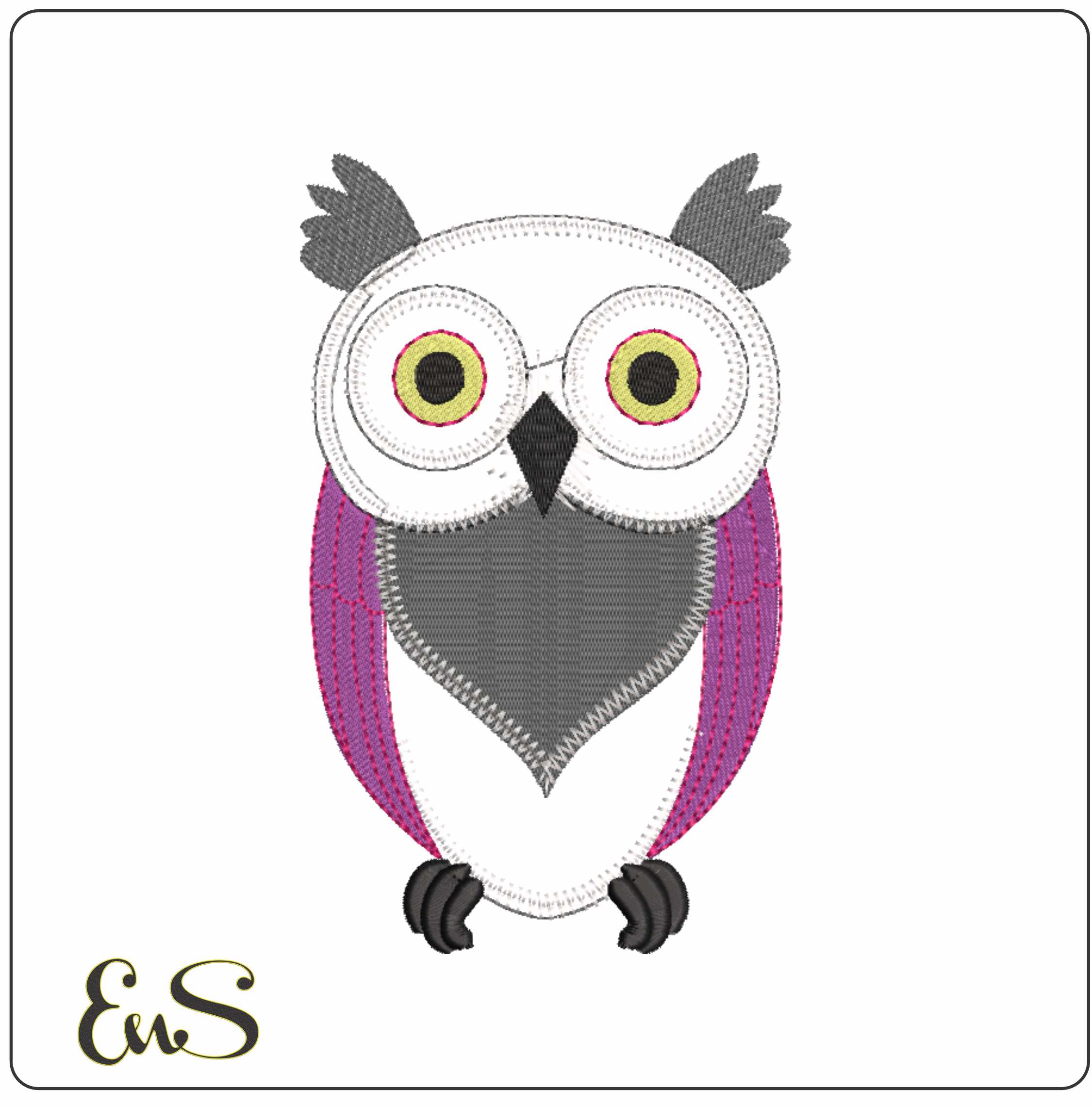 Applique Owl Wider
