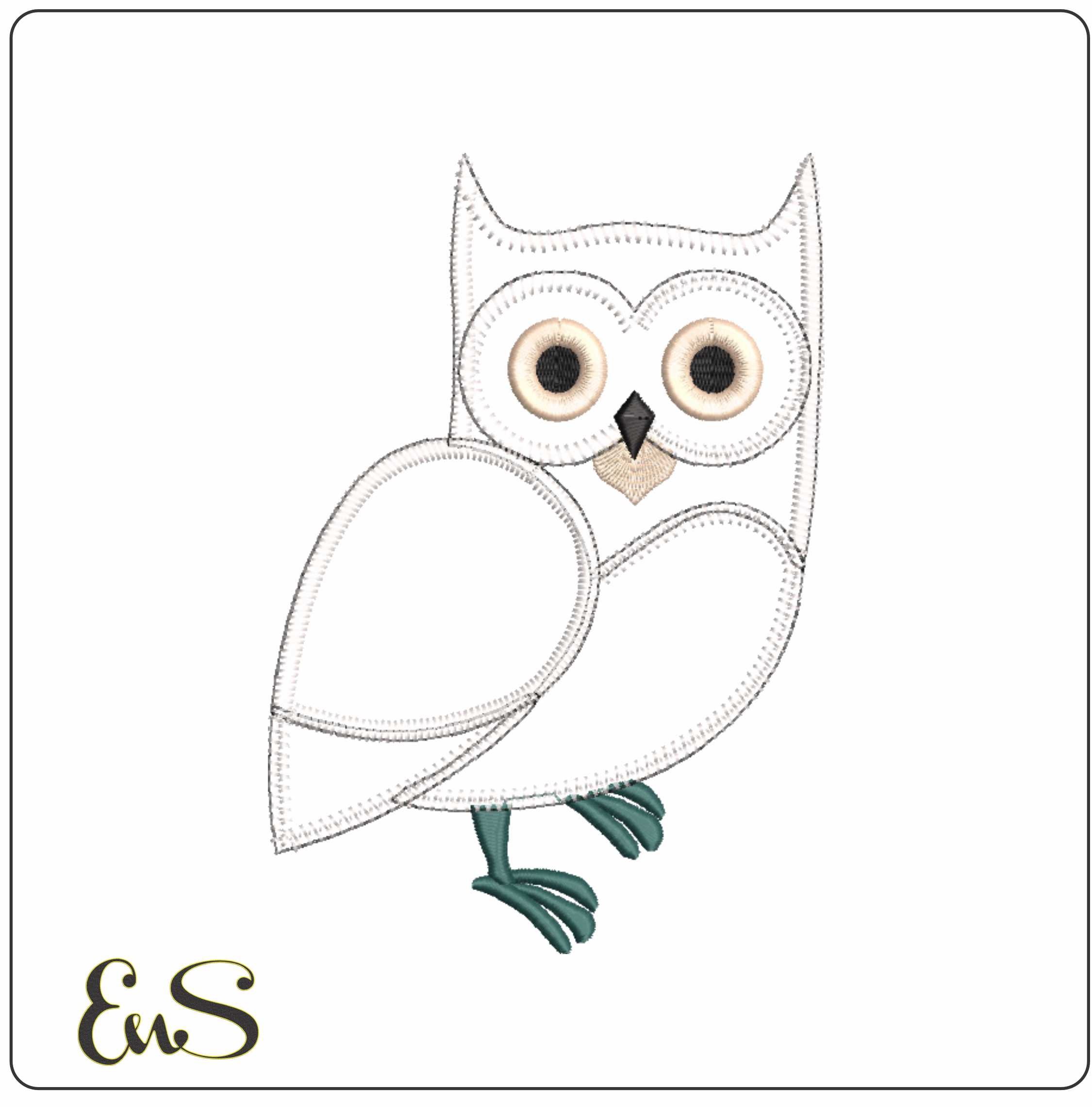 Applique Walking Owl