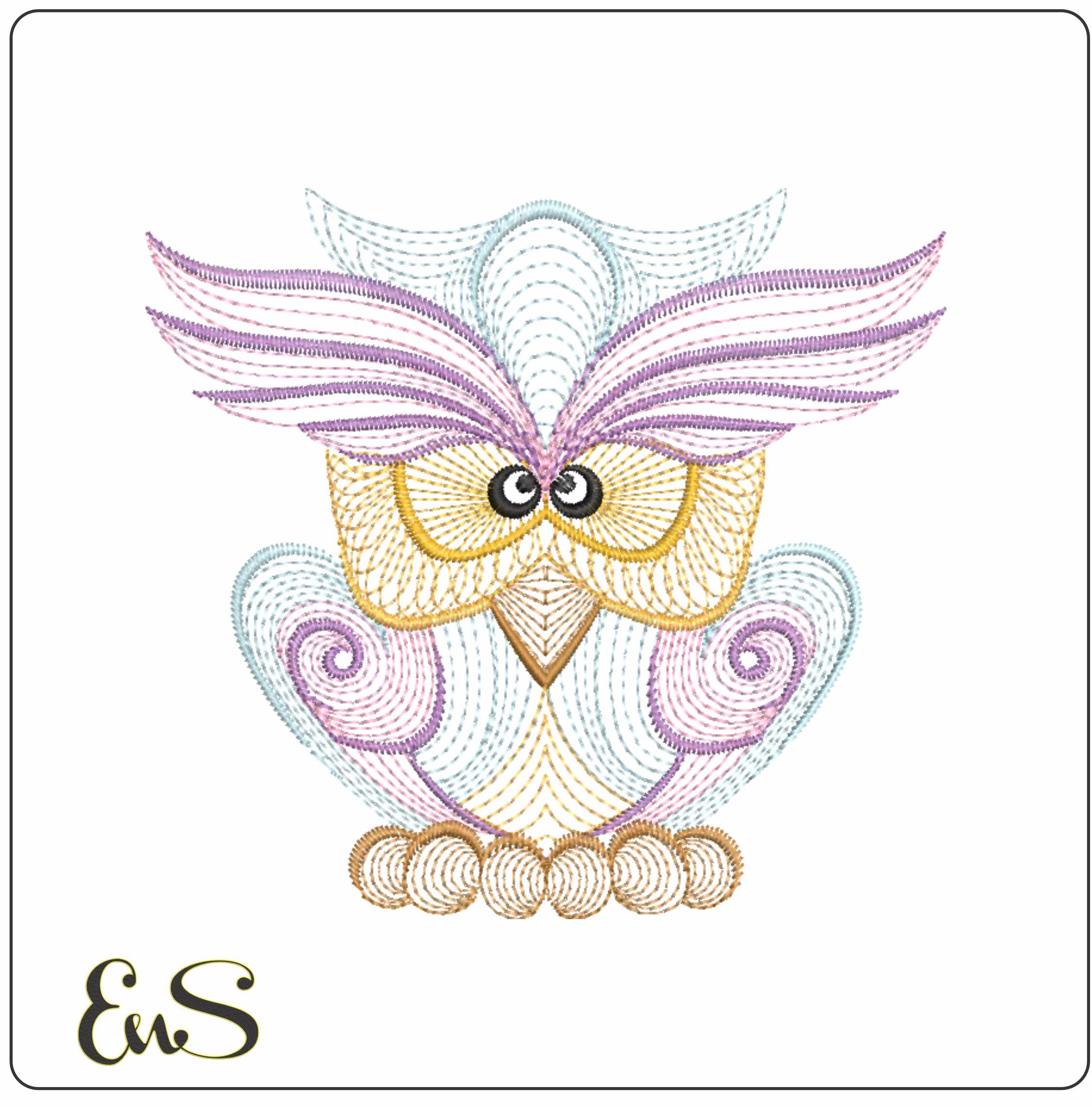 Old Owl With Bushy Eyebrows