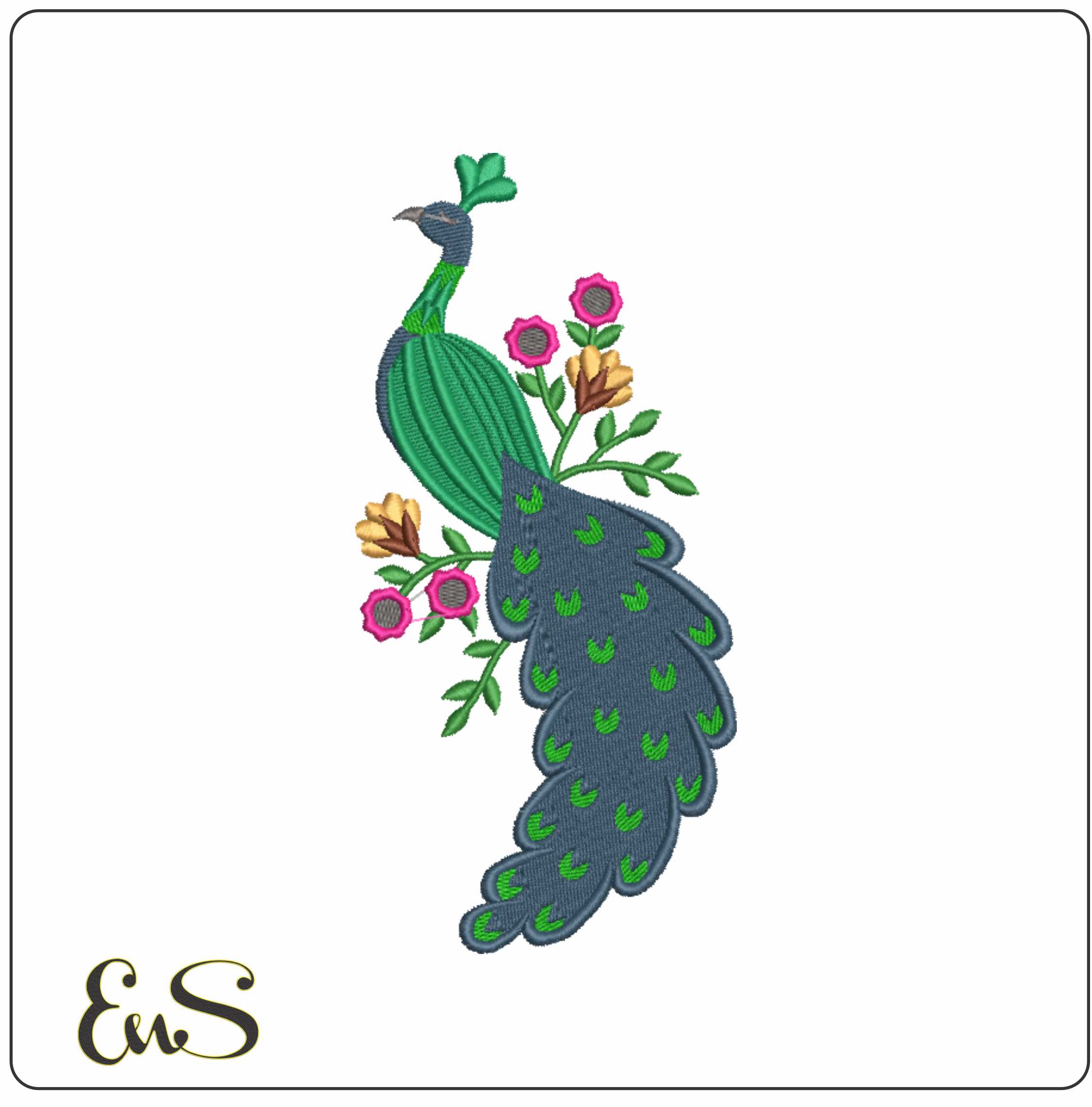 Peacock Sitting
