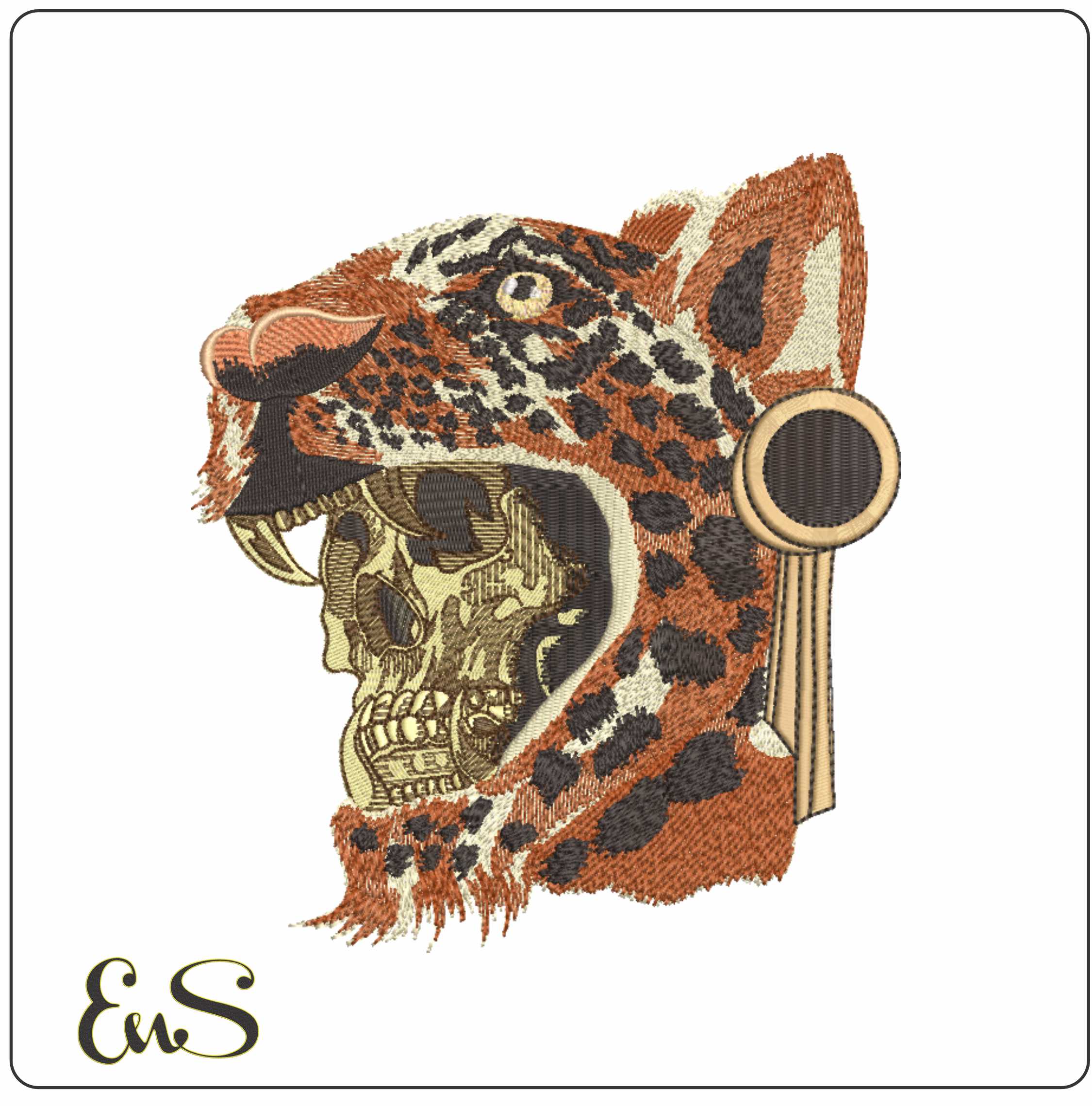 Skull In Leopards Skin