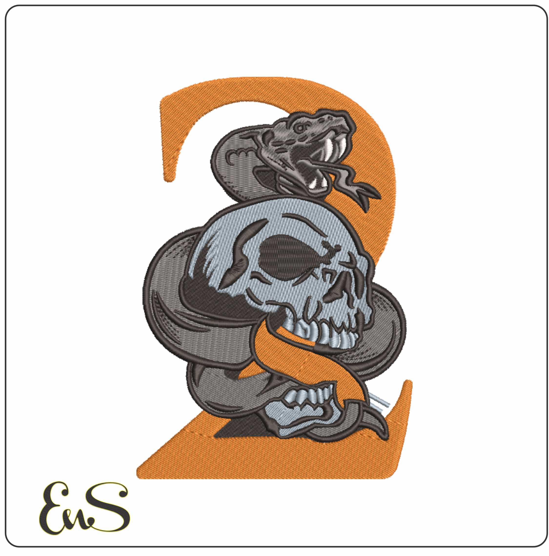 Snake And Skull