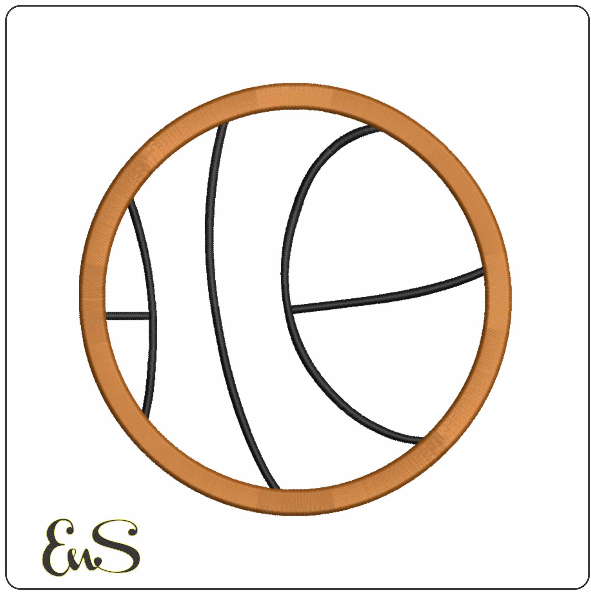 Basketball Applique