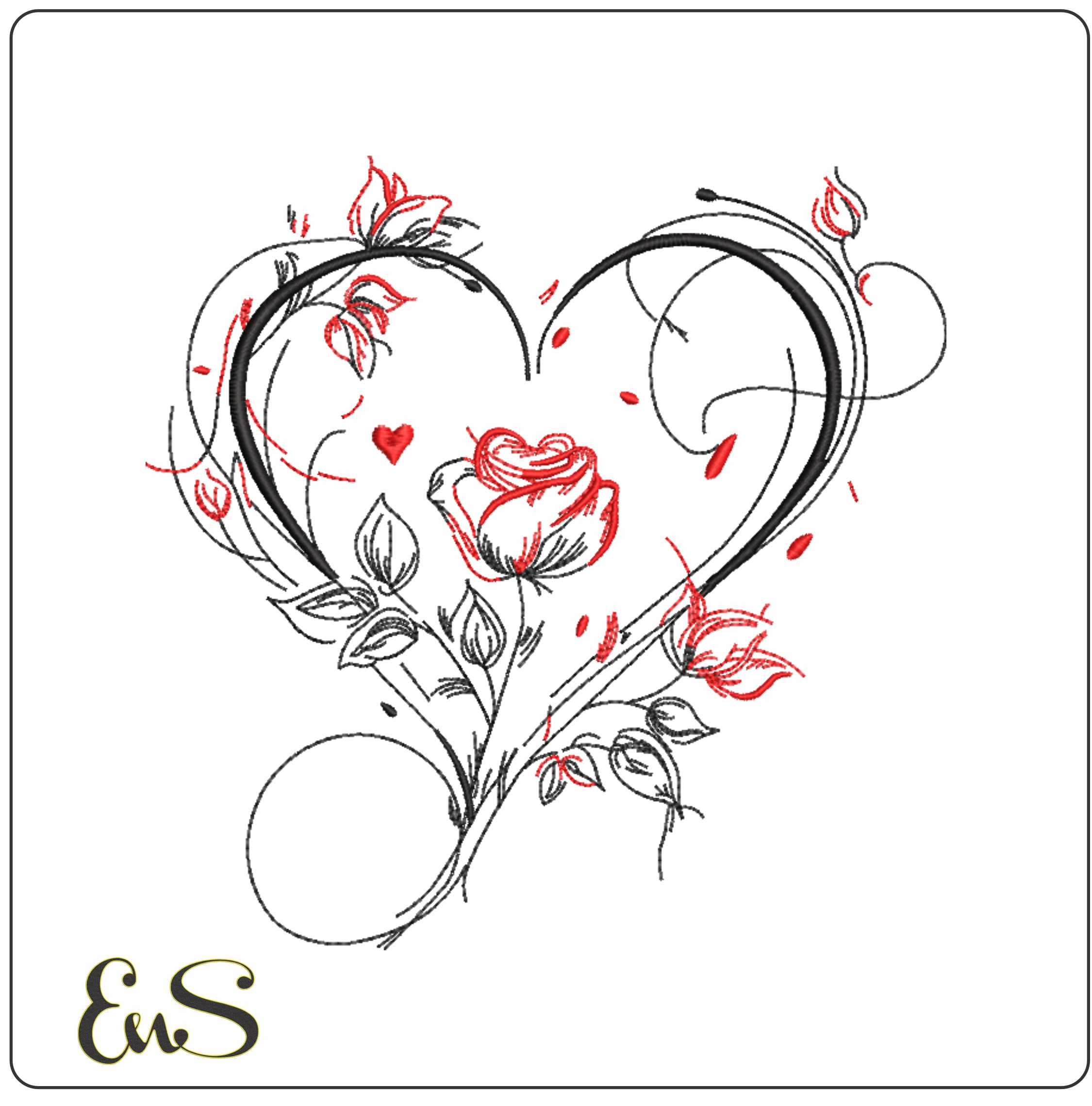 Heart And Rose