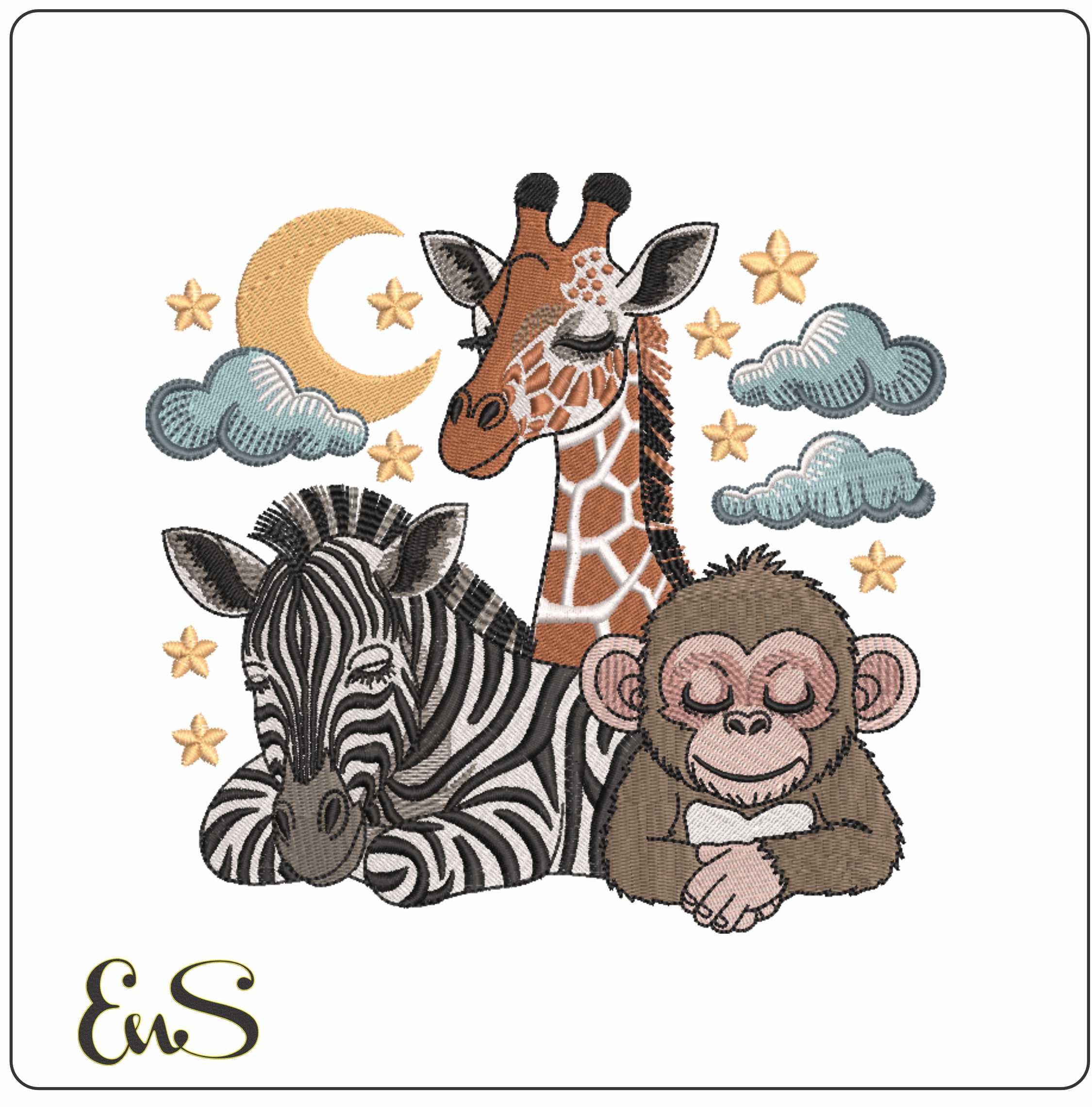 Safari Animals Sleeping