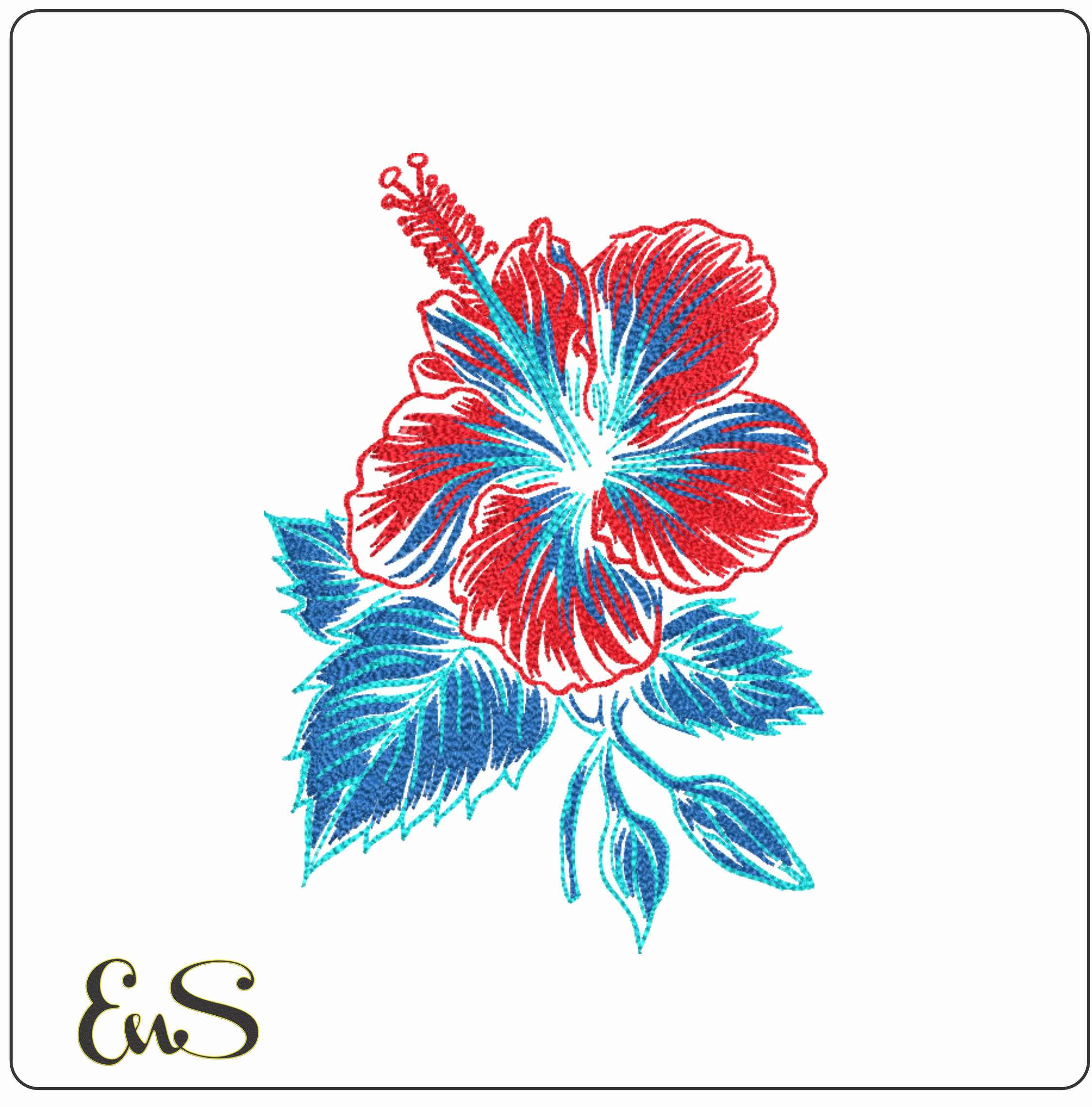 Stylized Hibiscus