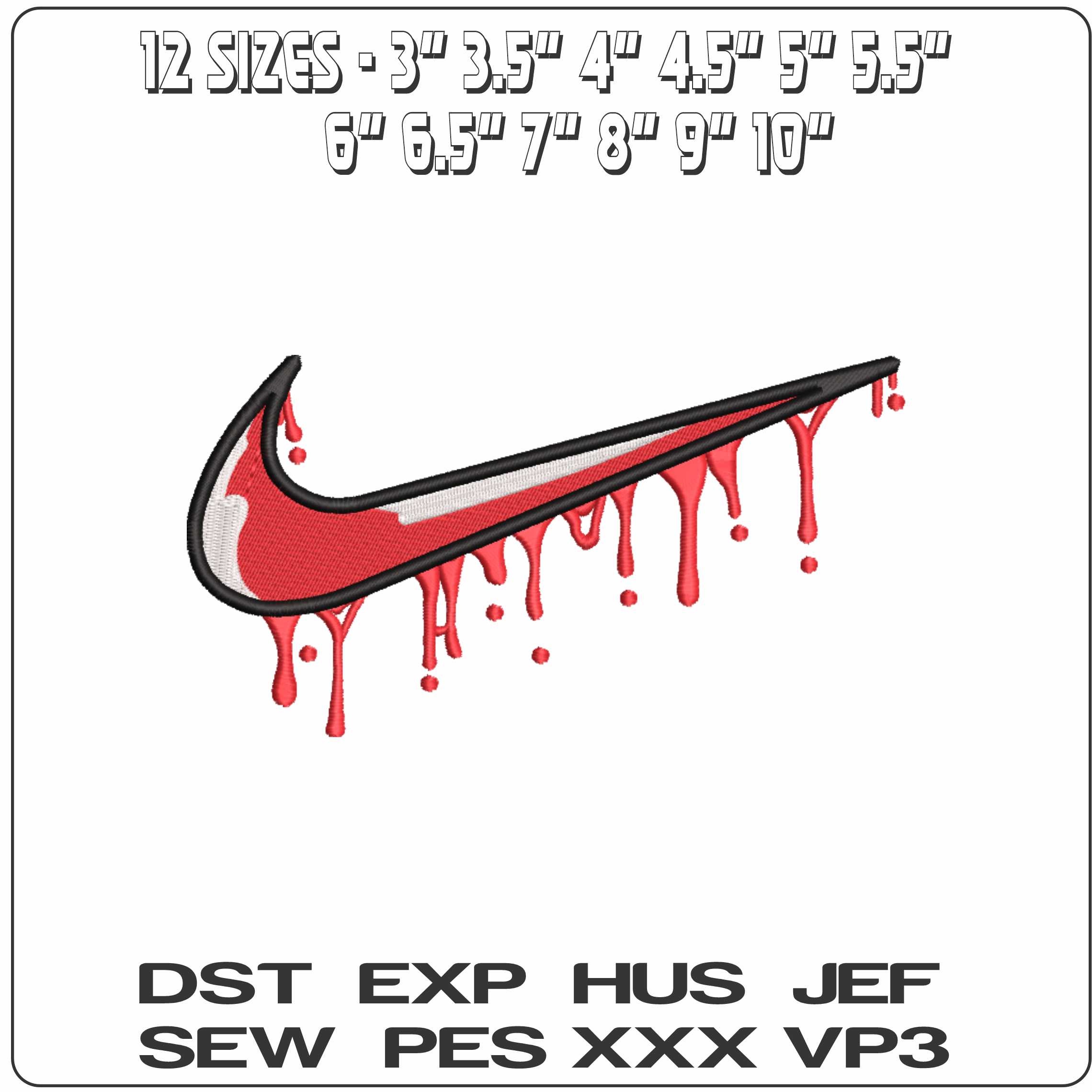 Swoosh Blood Dripping