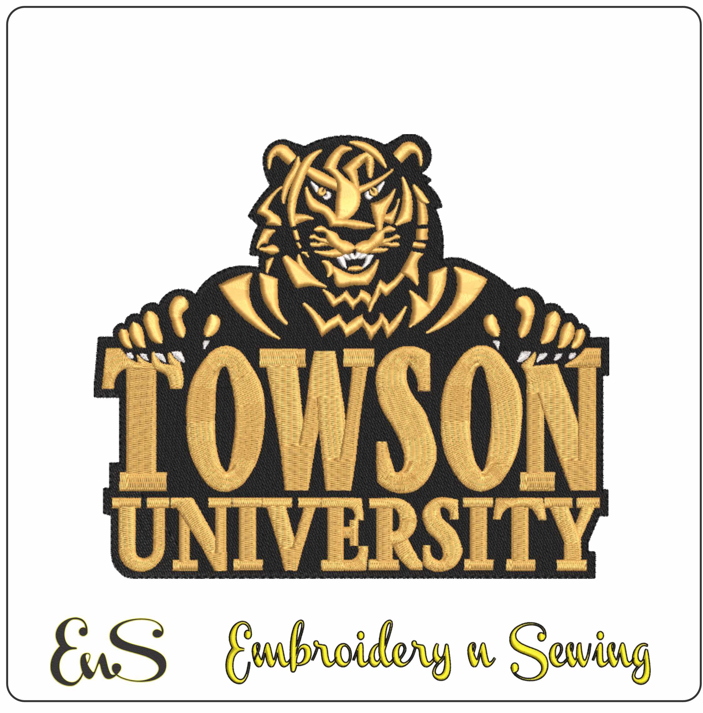 Towson Tigers Logo 1983