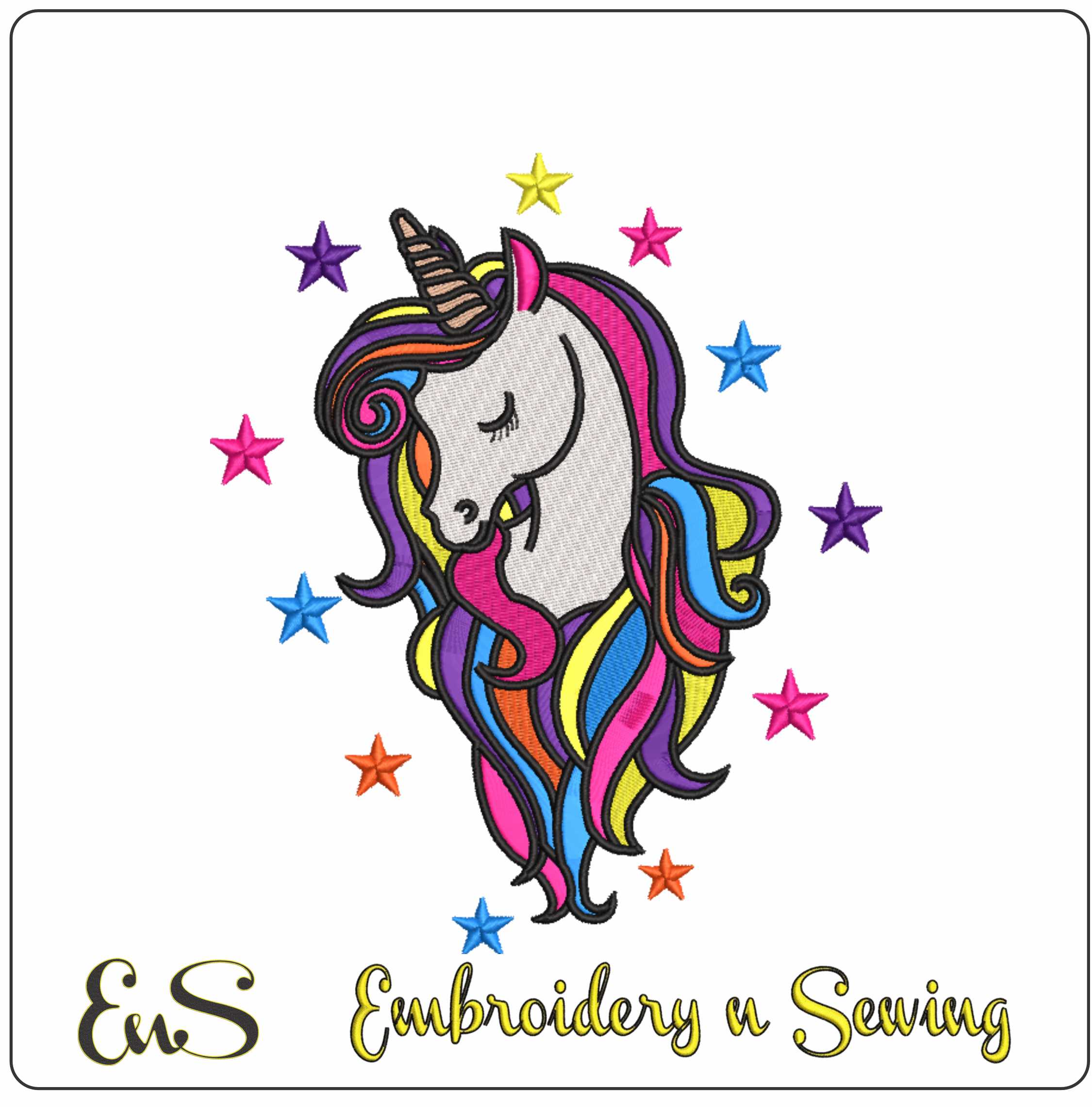 Unicorn Coy With Stars