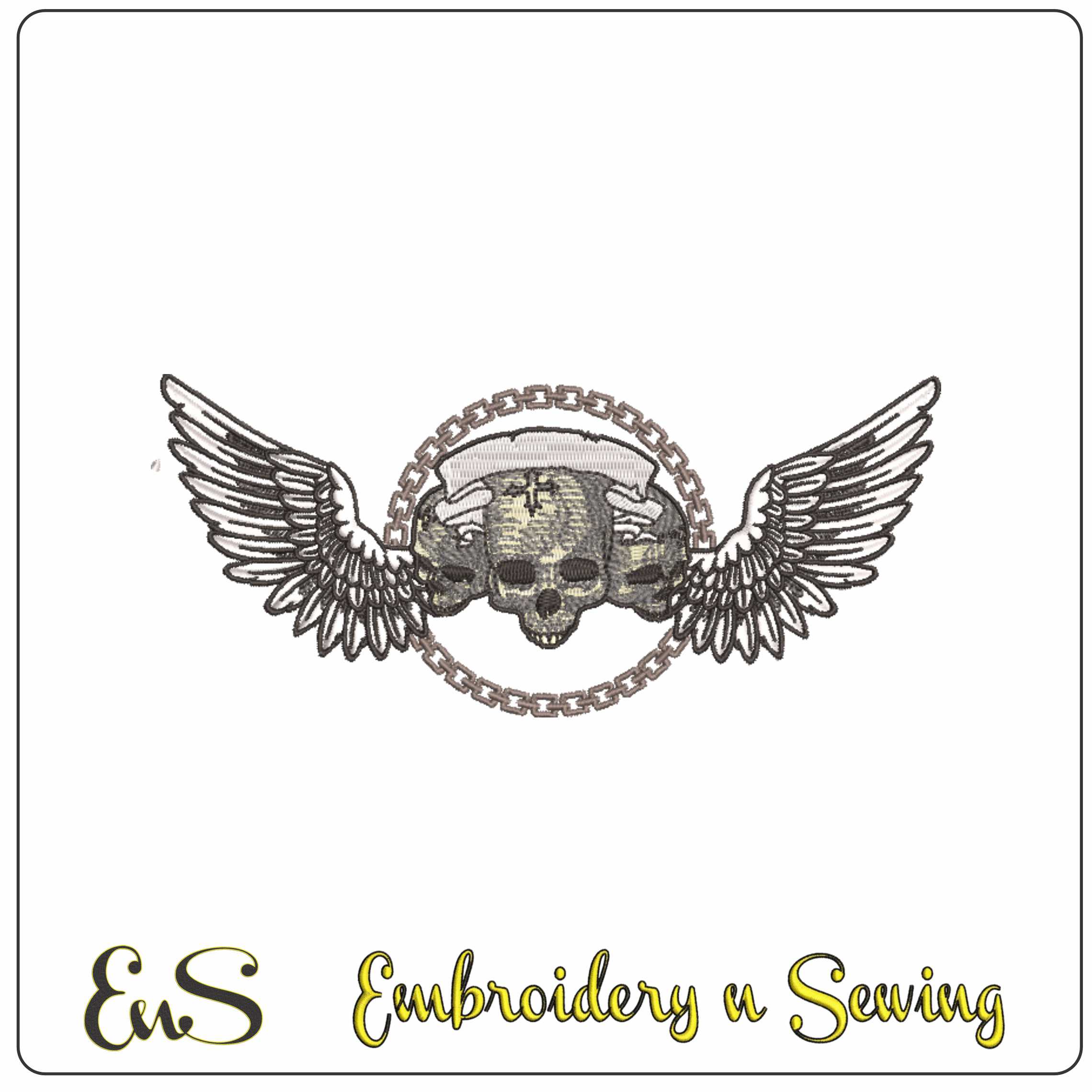 Winged Skuls In Chains