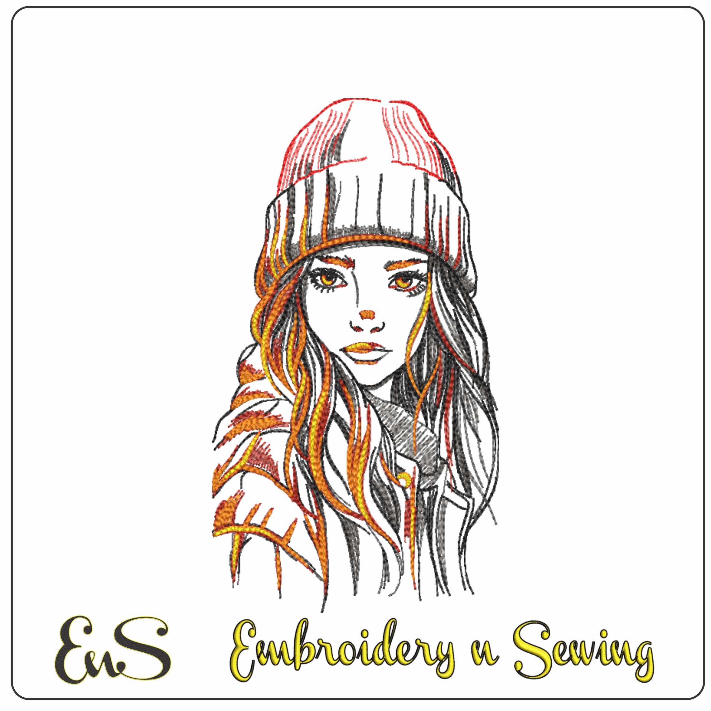 Woman Face With Winter Hat