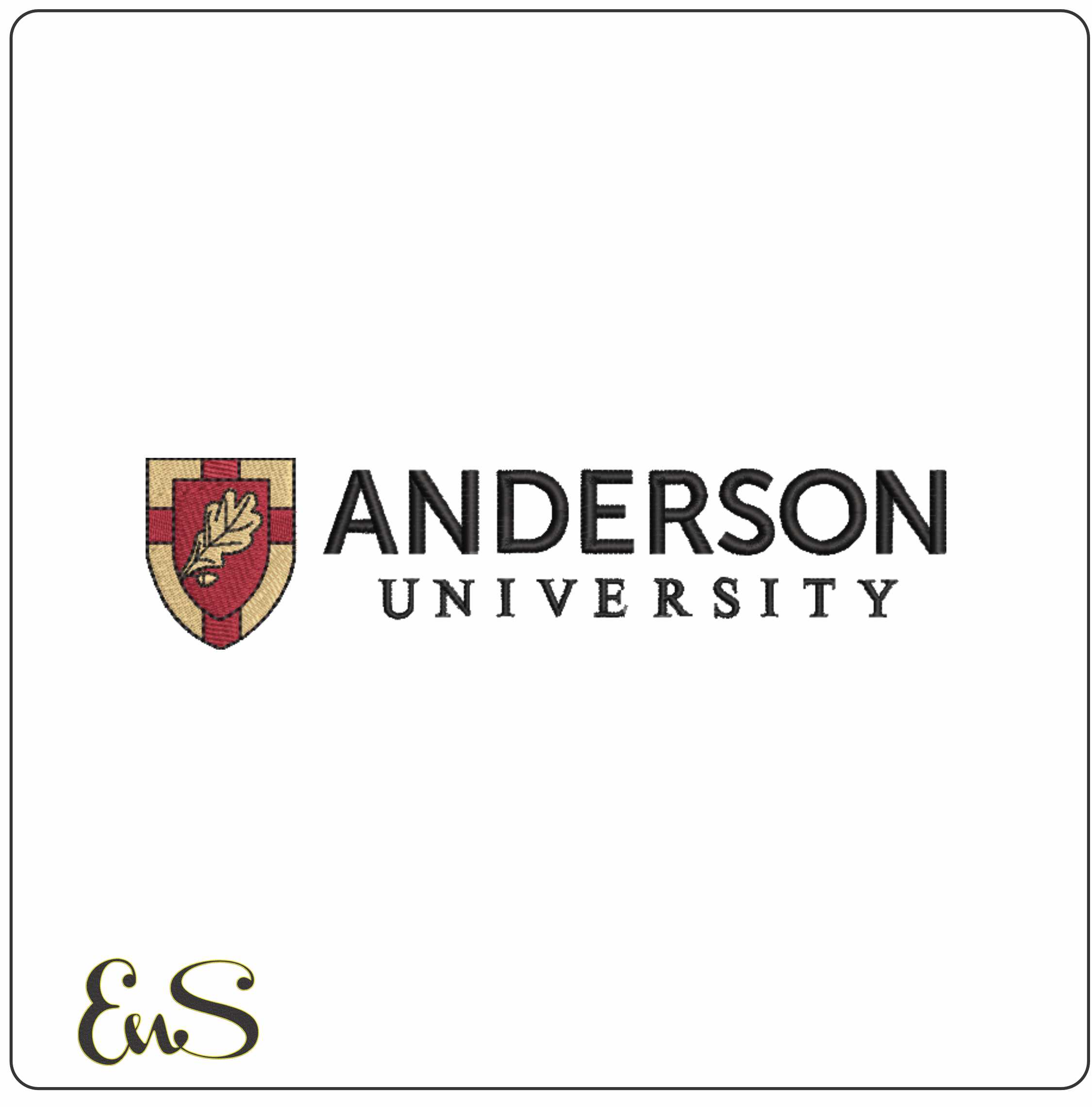 Anderson University Oak Emblem
