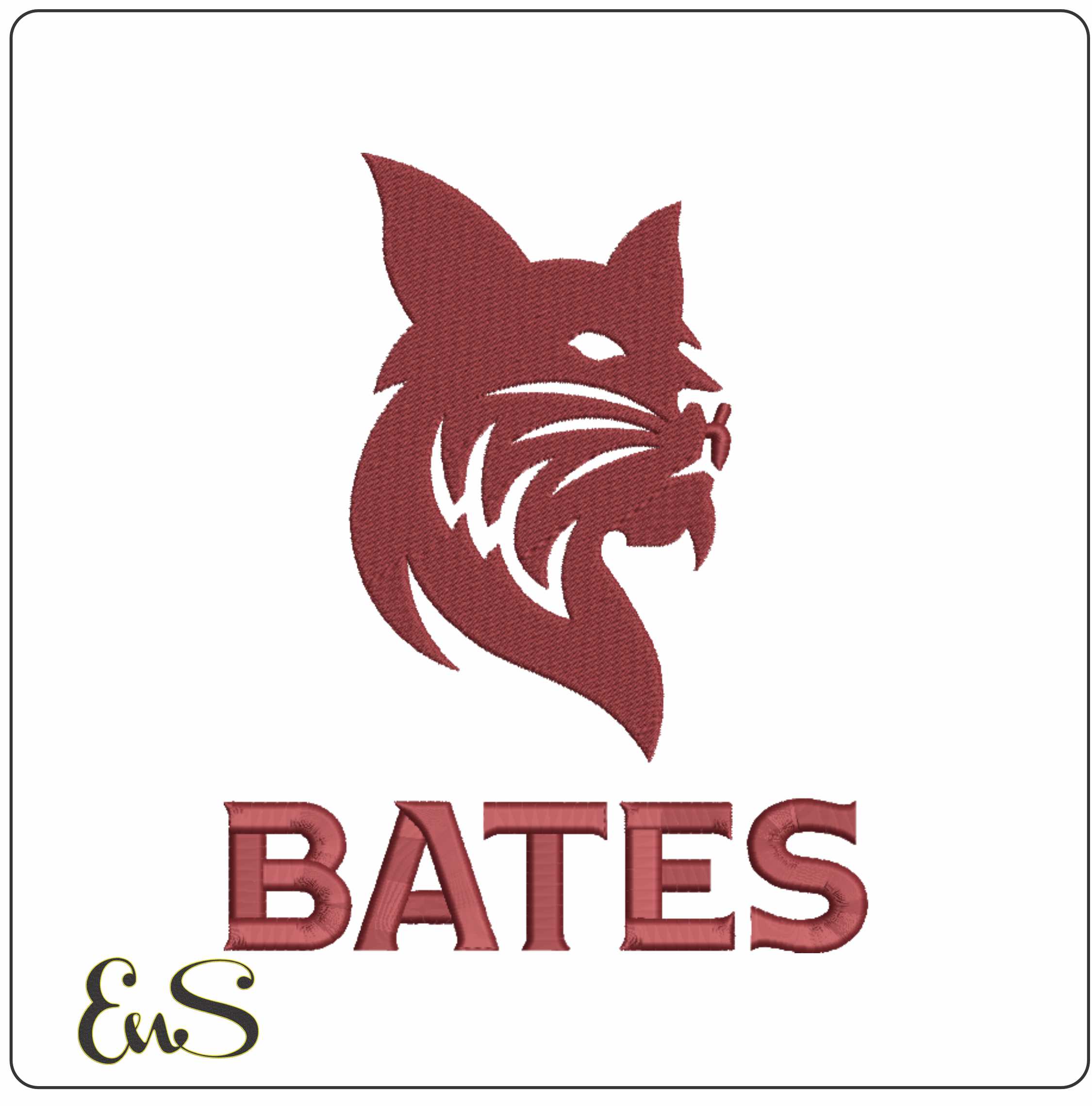 Bates College Bobcat Satin