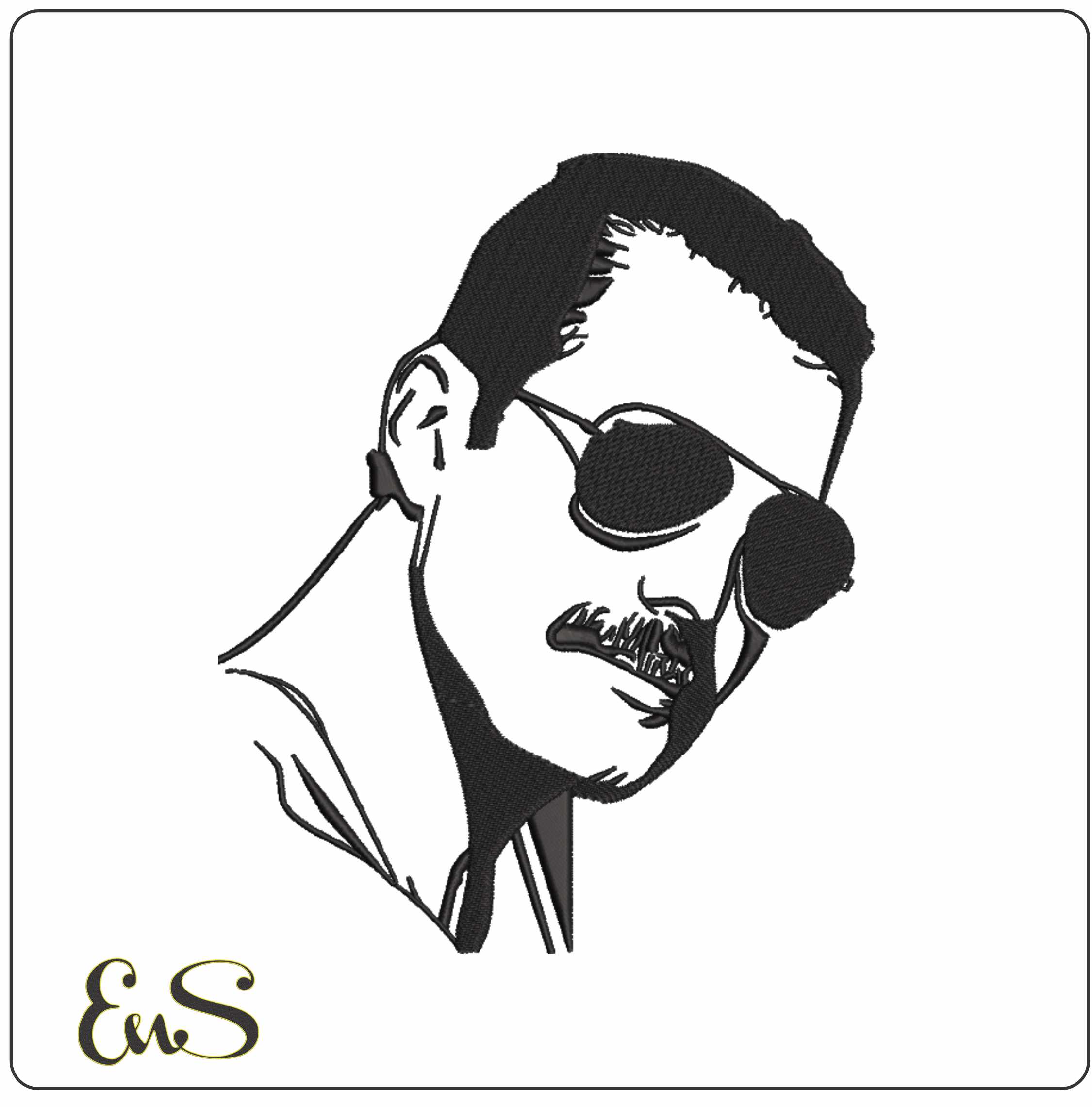 Freddie Mercury Sunglasses Silhouette