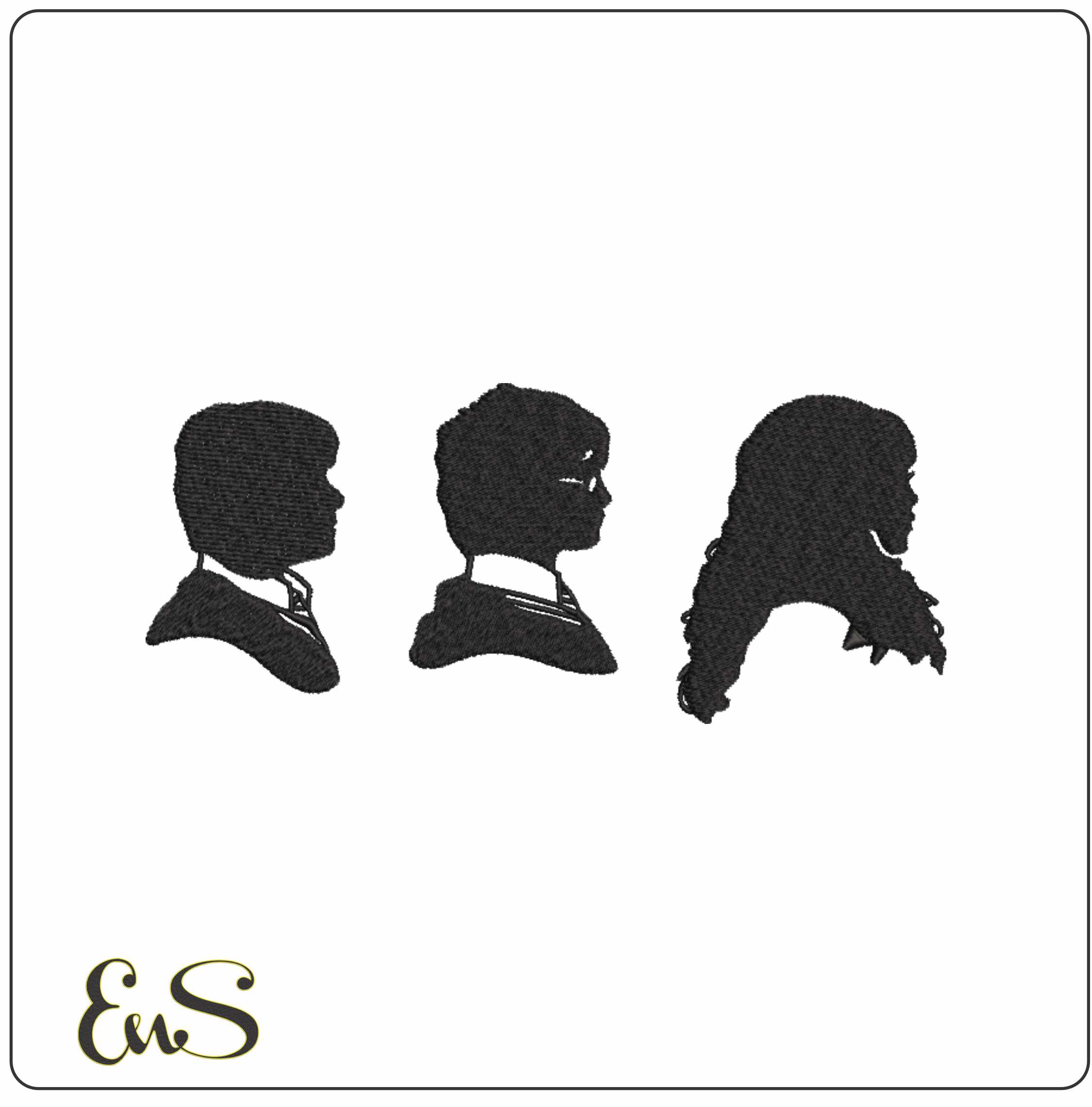 Harry Hermione Ron Hogwarts 3 Silhouette