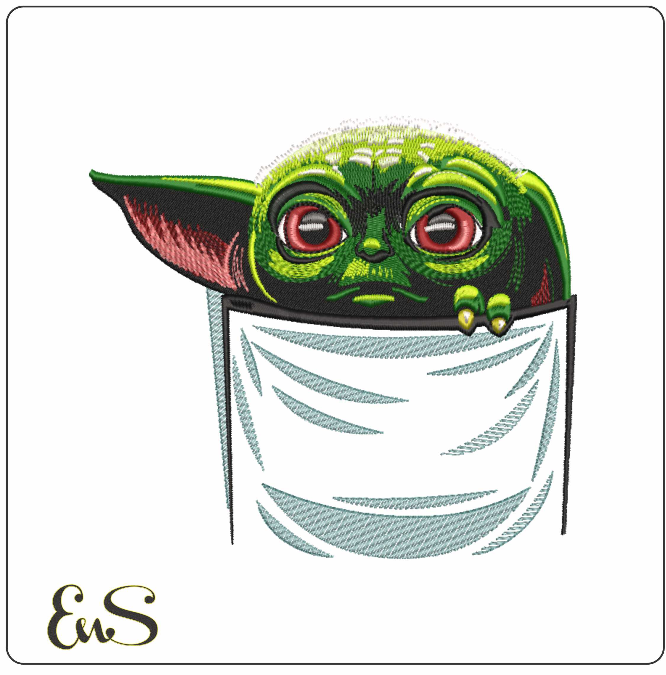 Baby Yoda In A Pocket