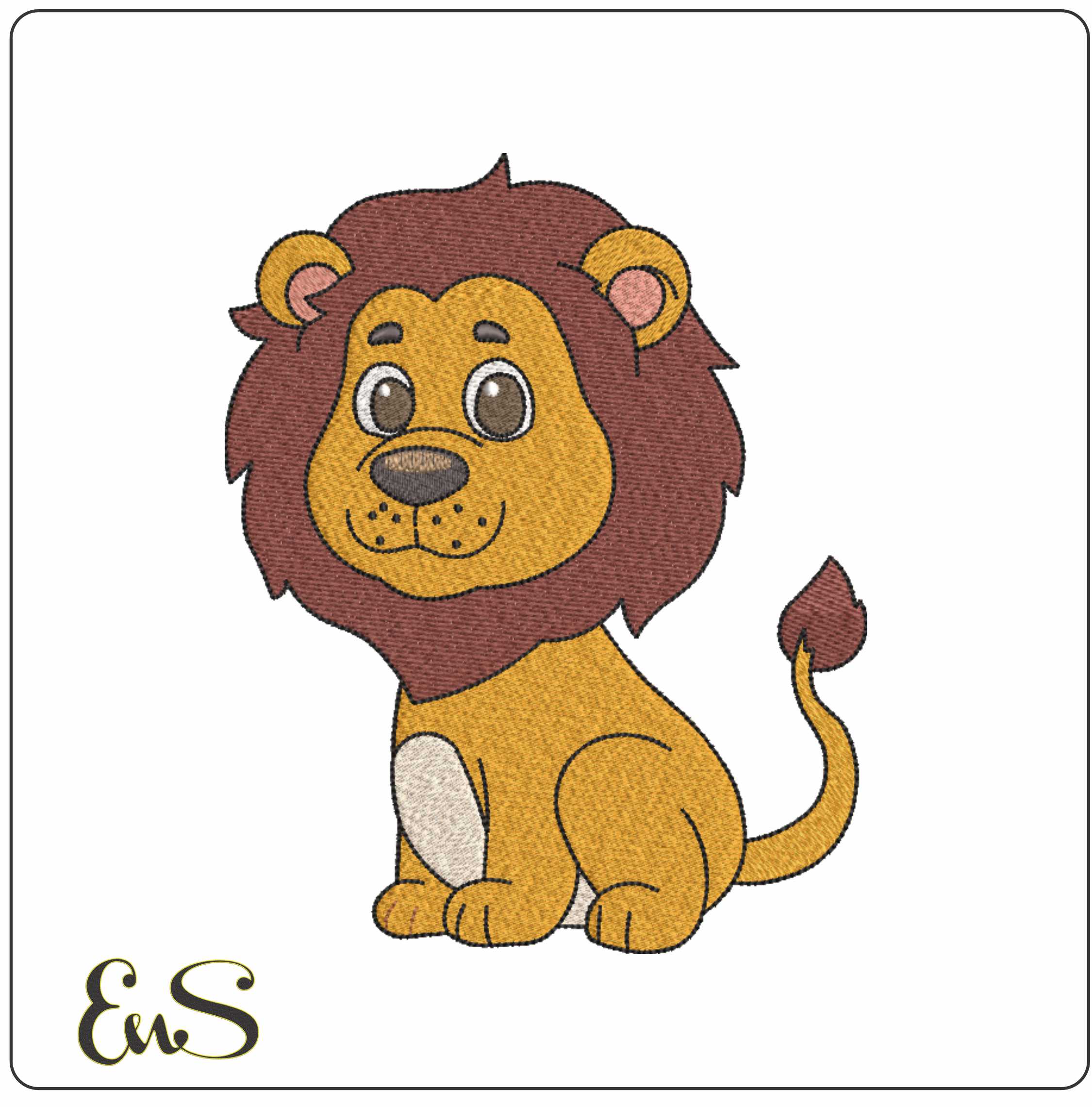 Cute Childrens Lion