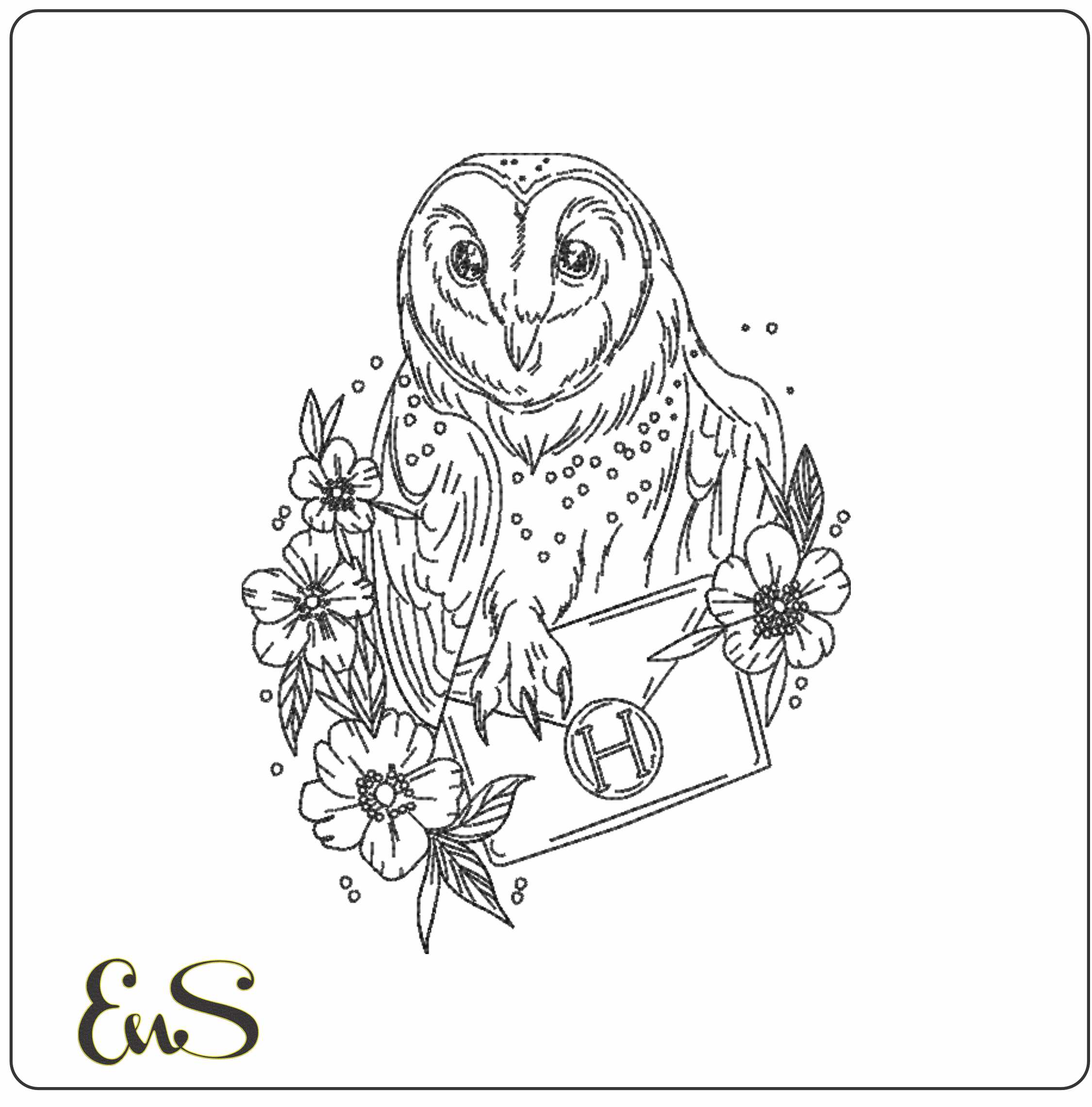 Hedwig Owl With Letter Harry Potter
