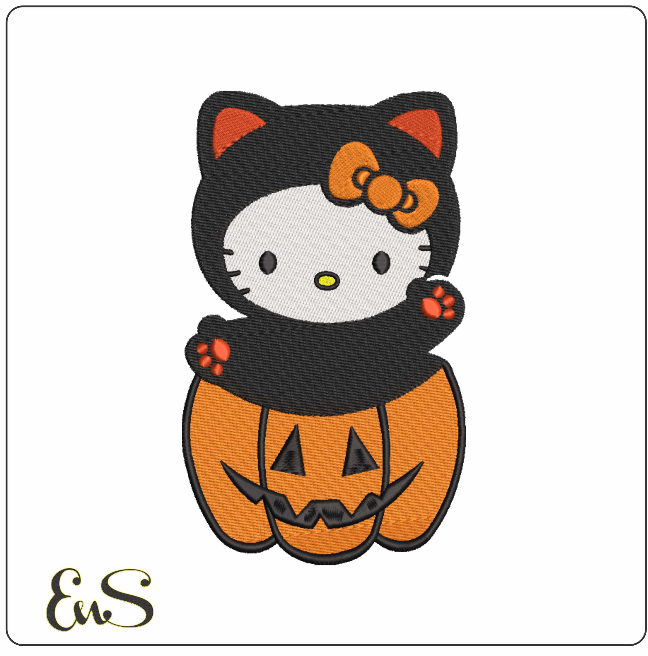 Hello Kitty In Pumpkin
