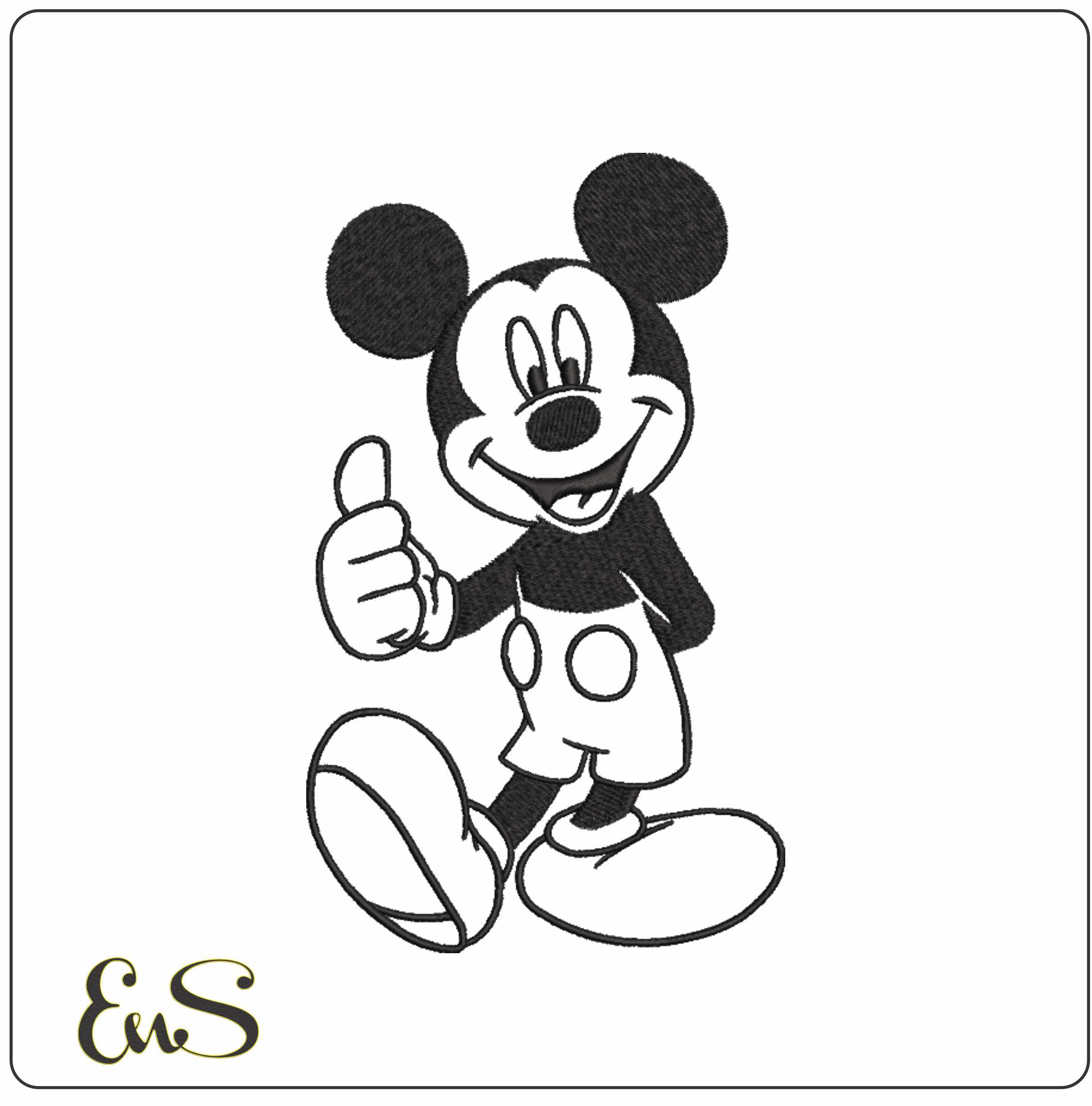 Mickey Mouse Silhouette