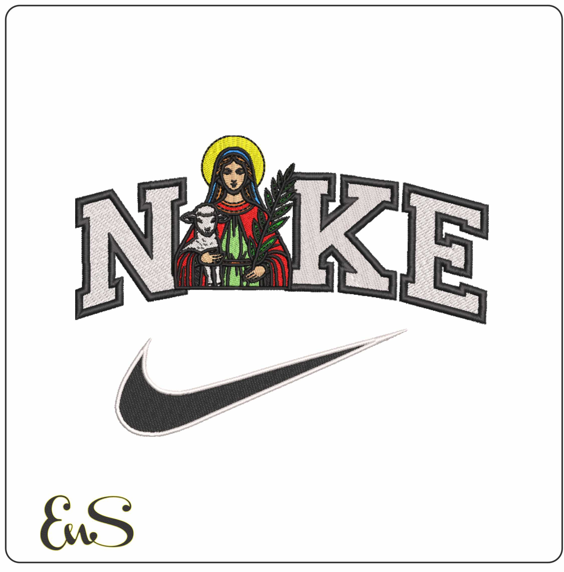 Nike Vigin Mary And Lamb