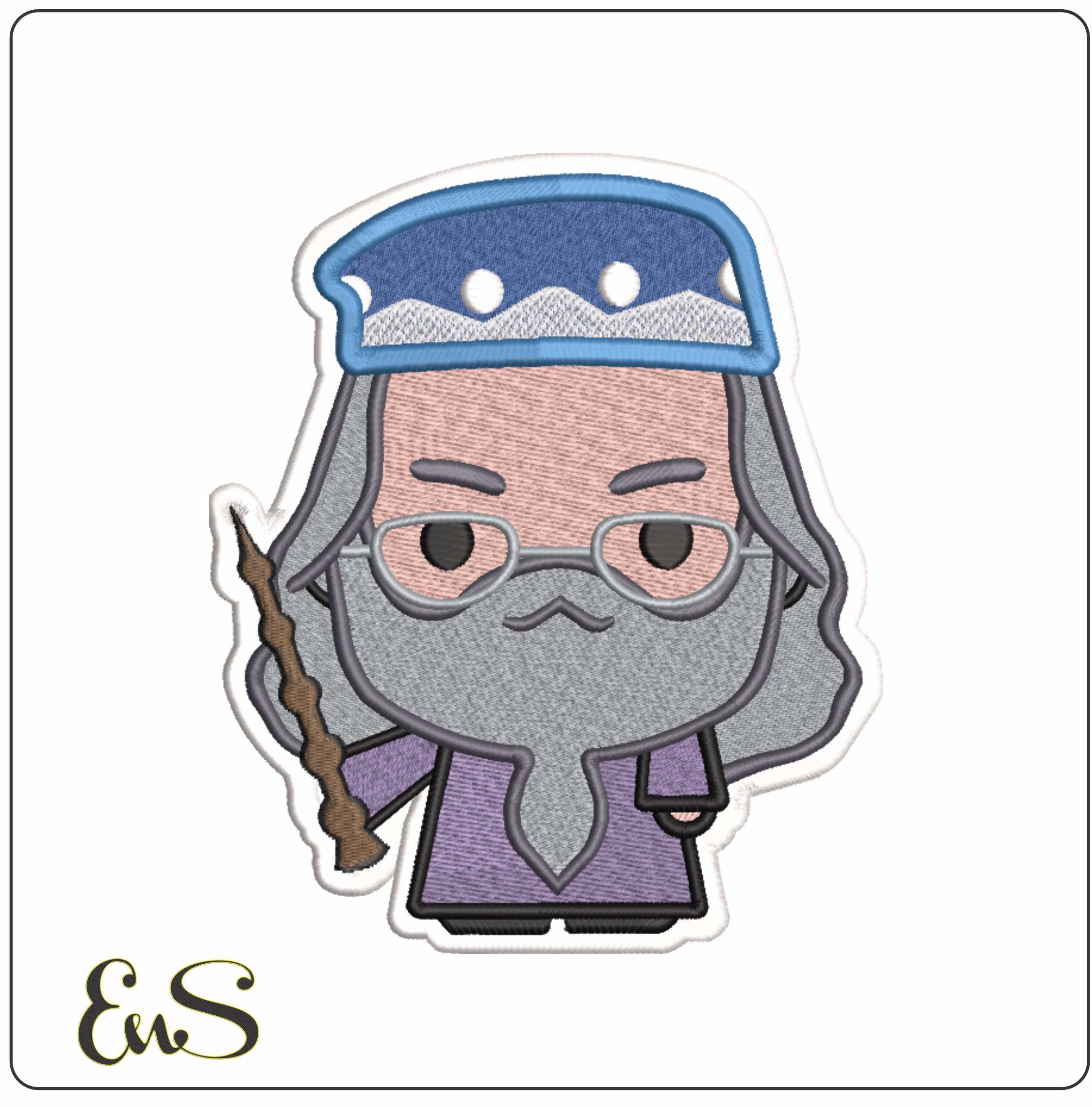 Professor Dumbledoor Chibi Patch Harry Potter
