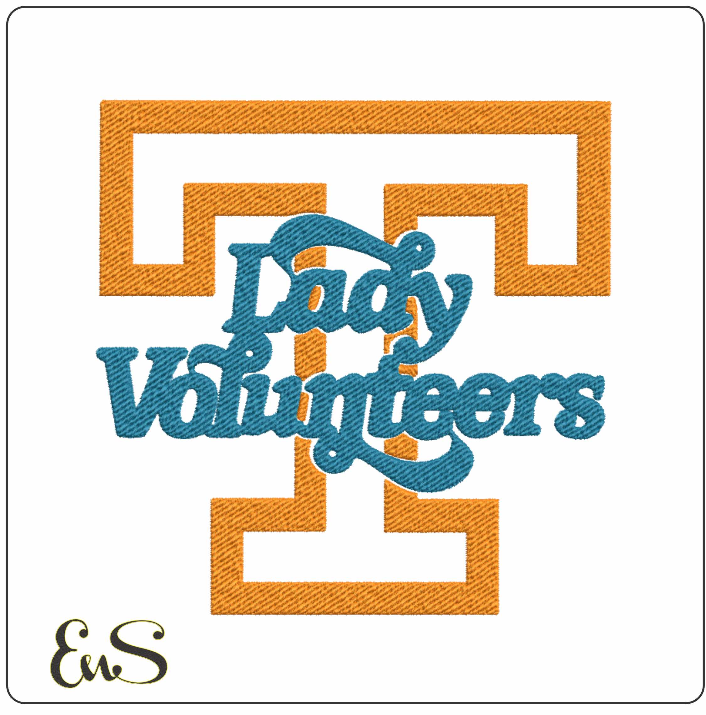 Tennessee Volunteers embroidery design University of Tennessee Logo embroidery machine pattern embroidery file instant download
