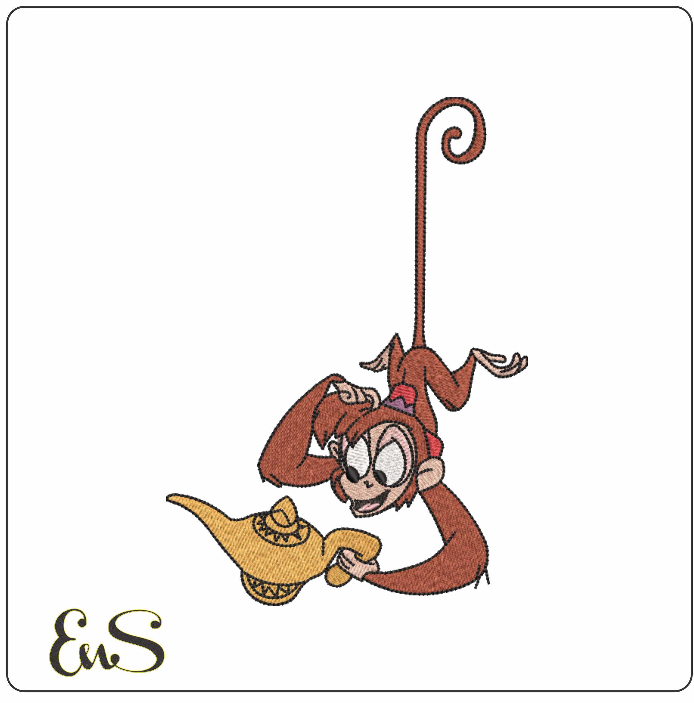 Abu Monkey With Lamp Aladin
