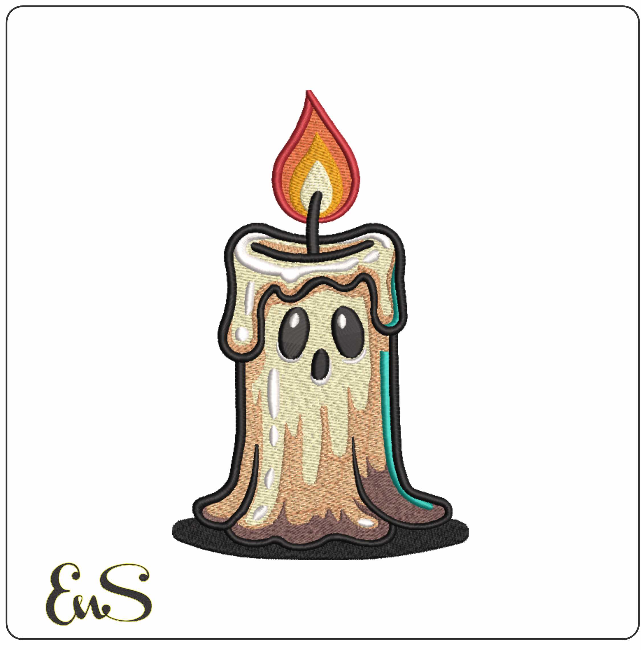 Candle Burning Cartoon