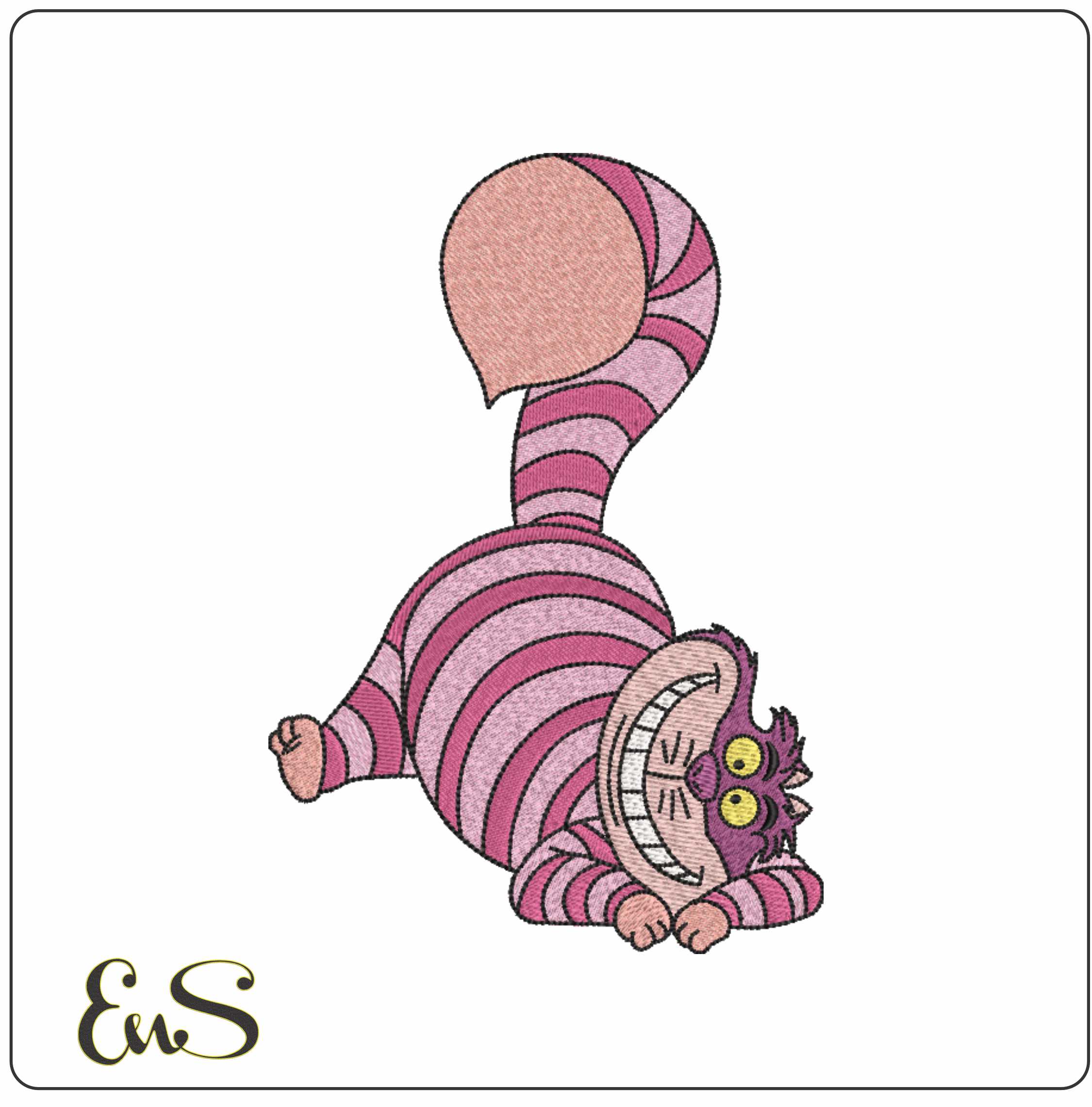 Cheshire Cat Laying Alice In Wonderland