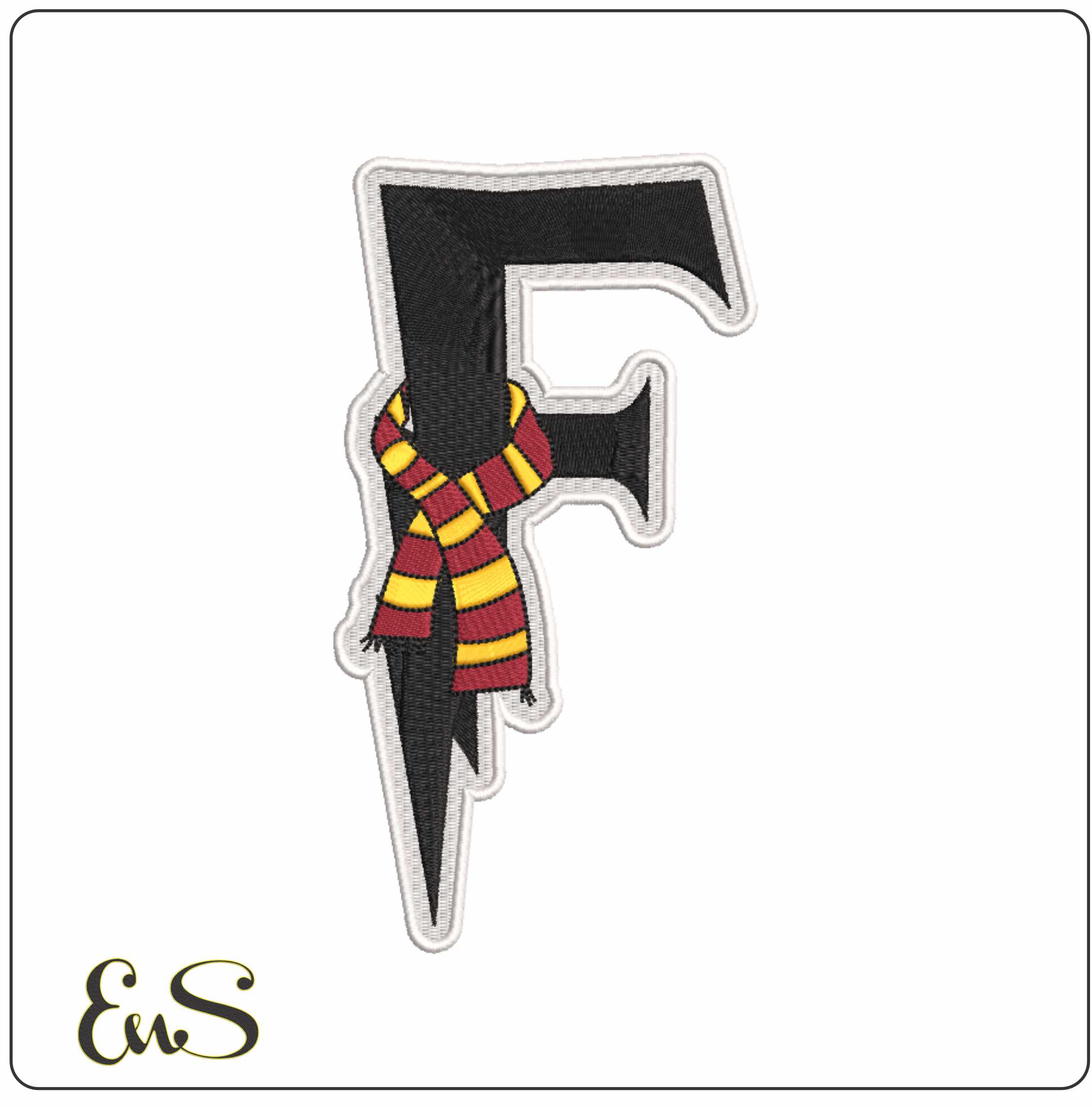 F With Harry Potter Scarf