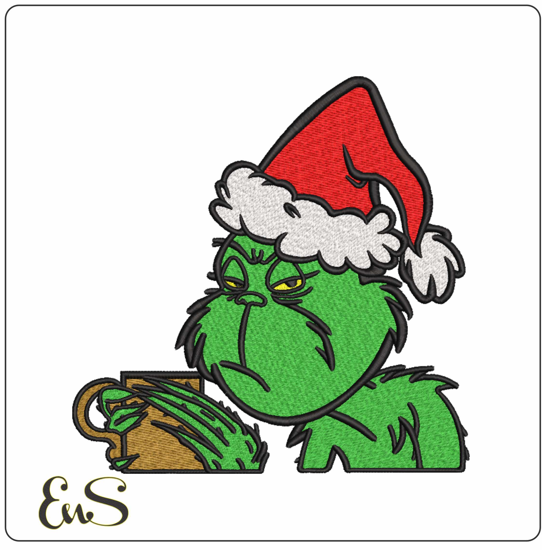 Grinch With Coffee