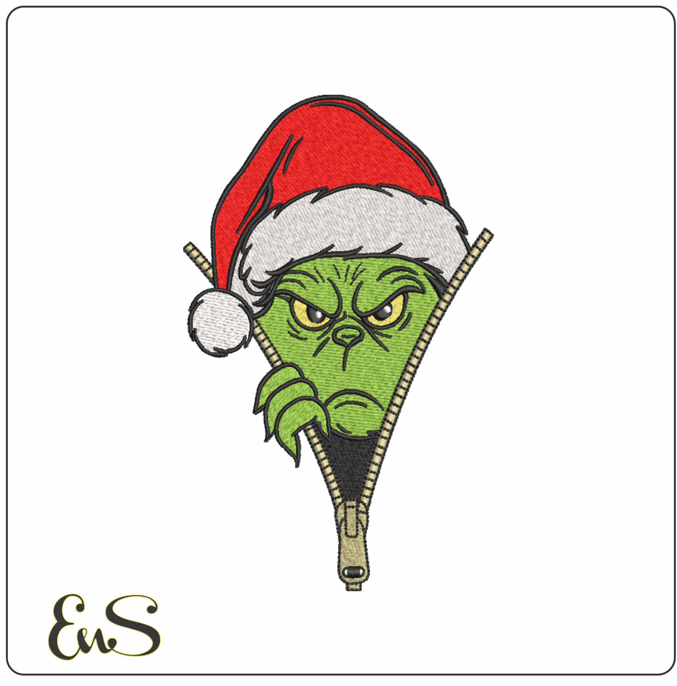 Grinch Zipper