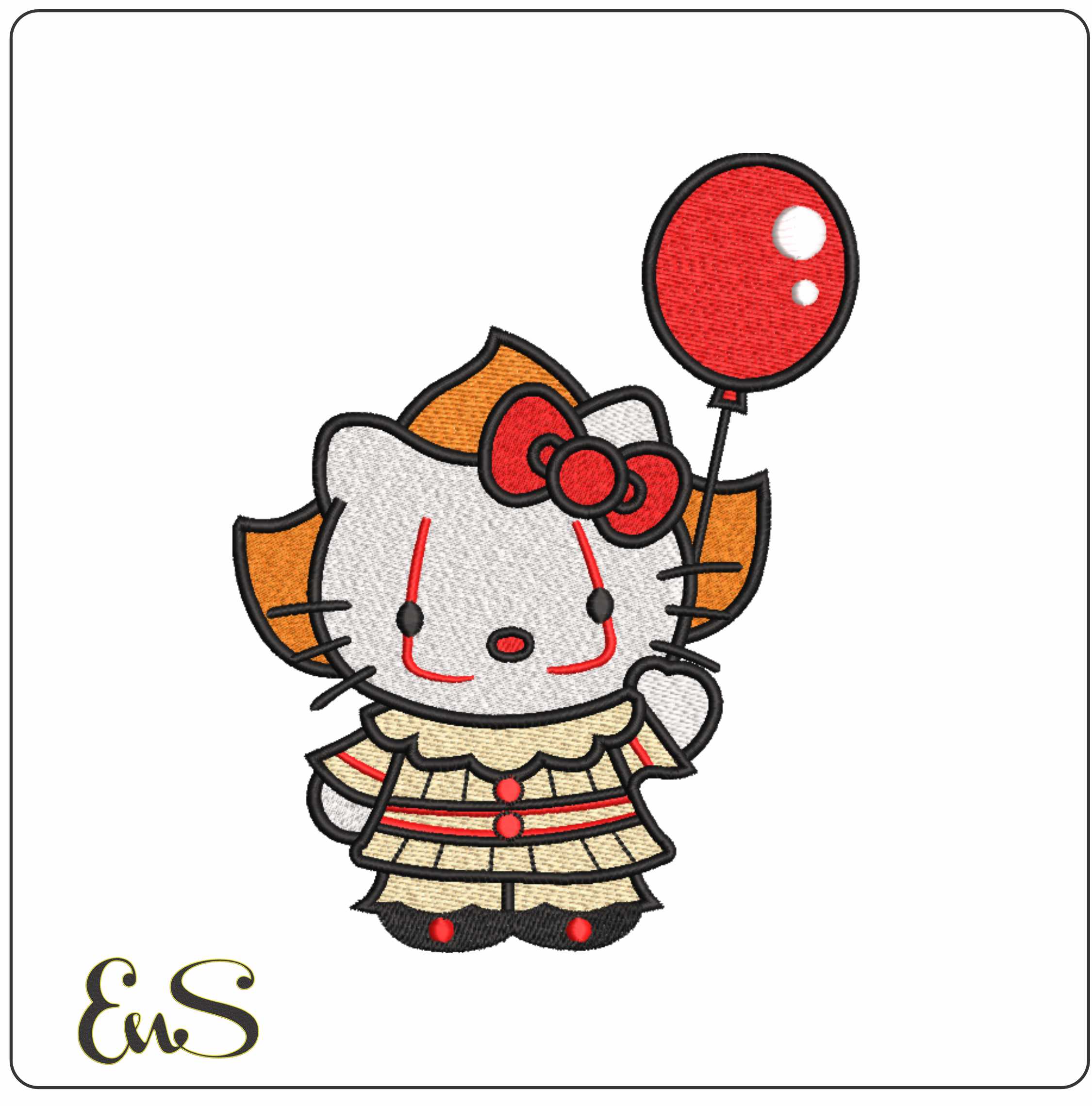 Hello Kitty Pennywise It