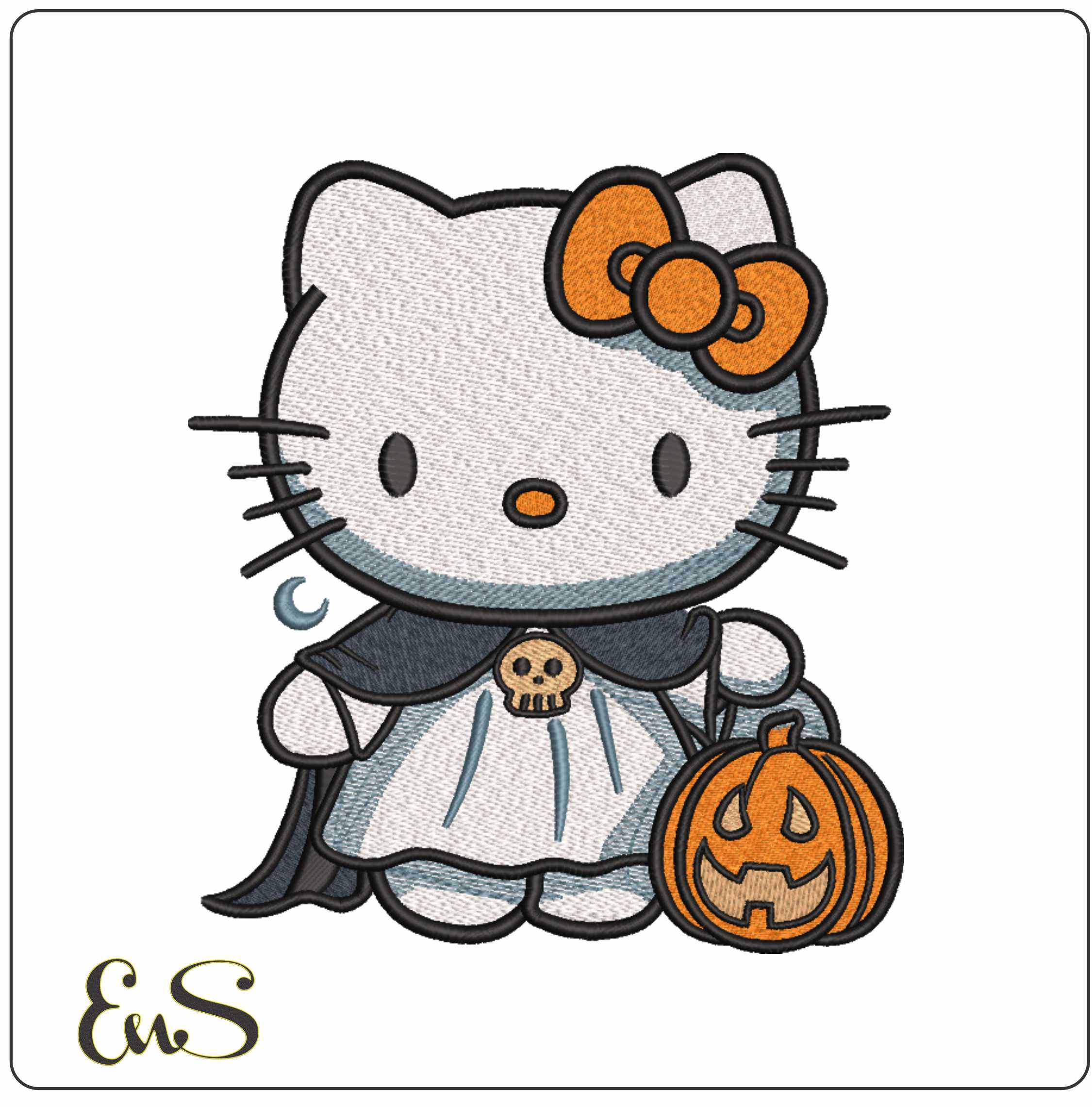 Hello Kitty Witches Cap With Pumpkin