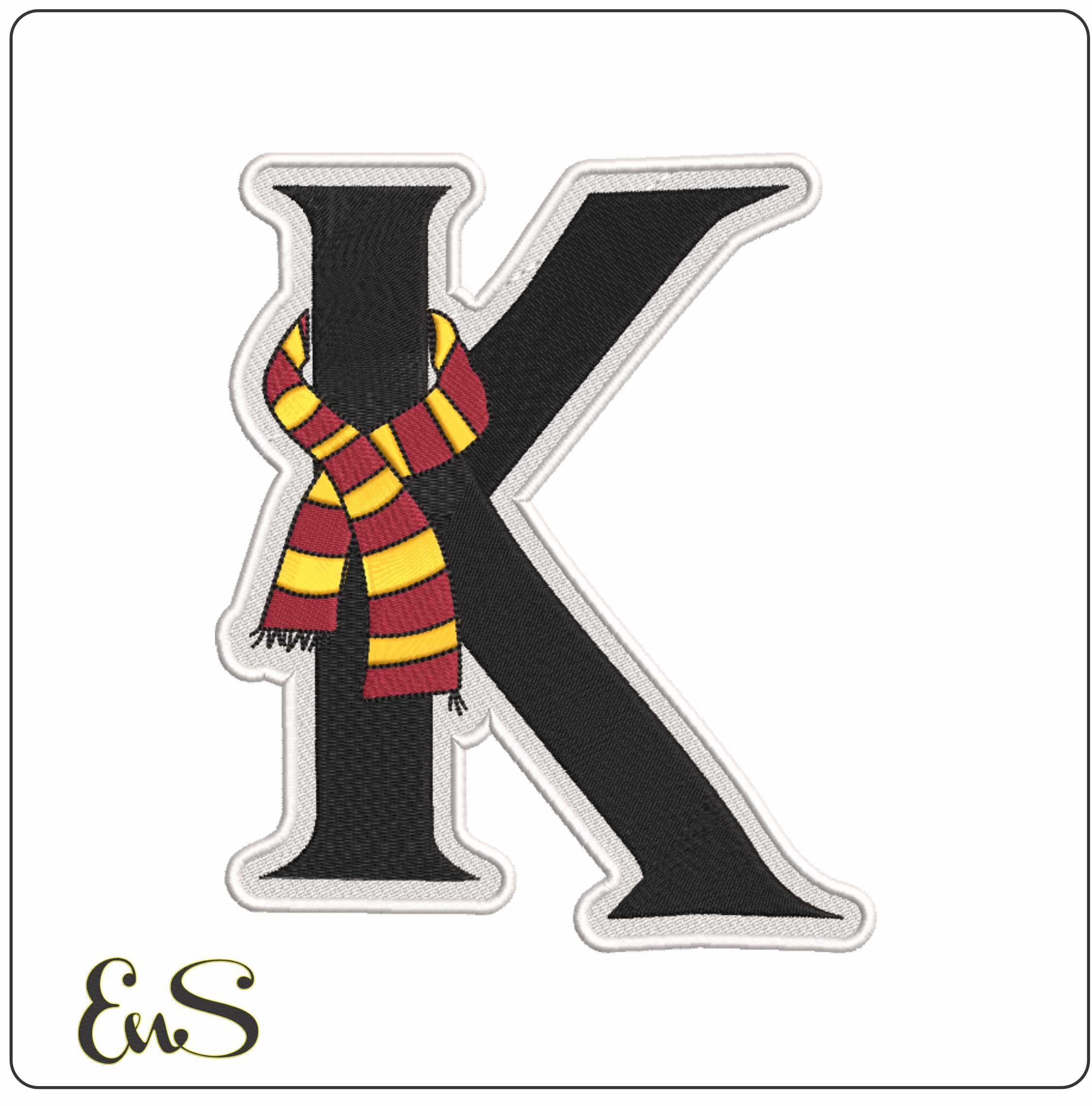 K With Harry Potter Scarf