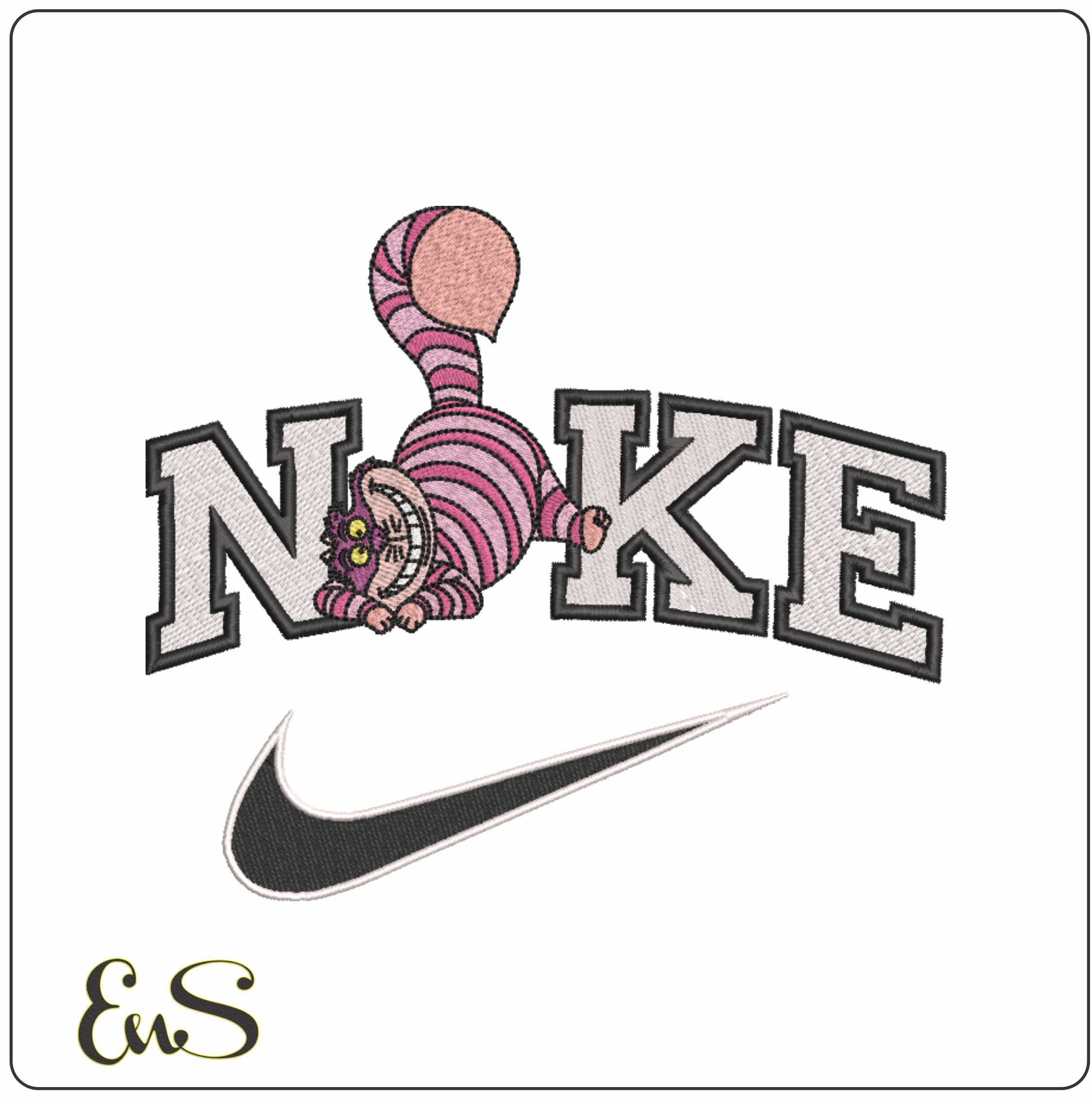 Nike Cheshire Cat Laying Alice In Wonderland