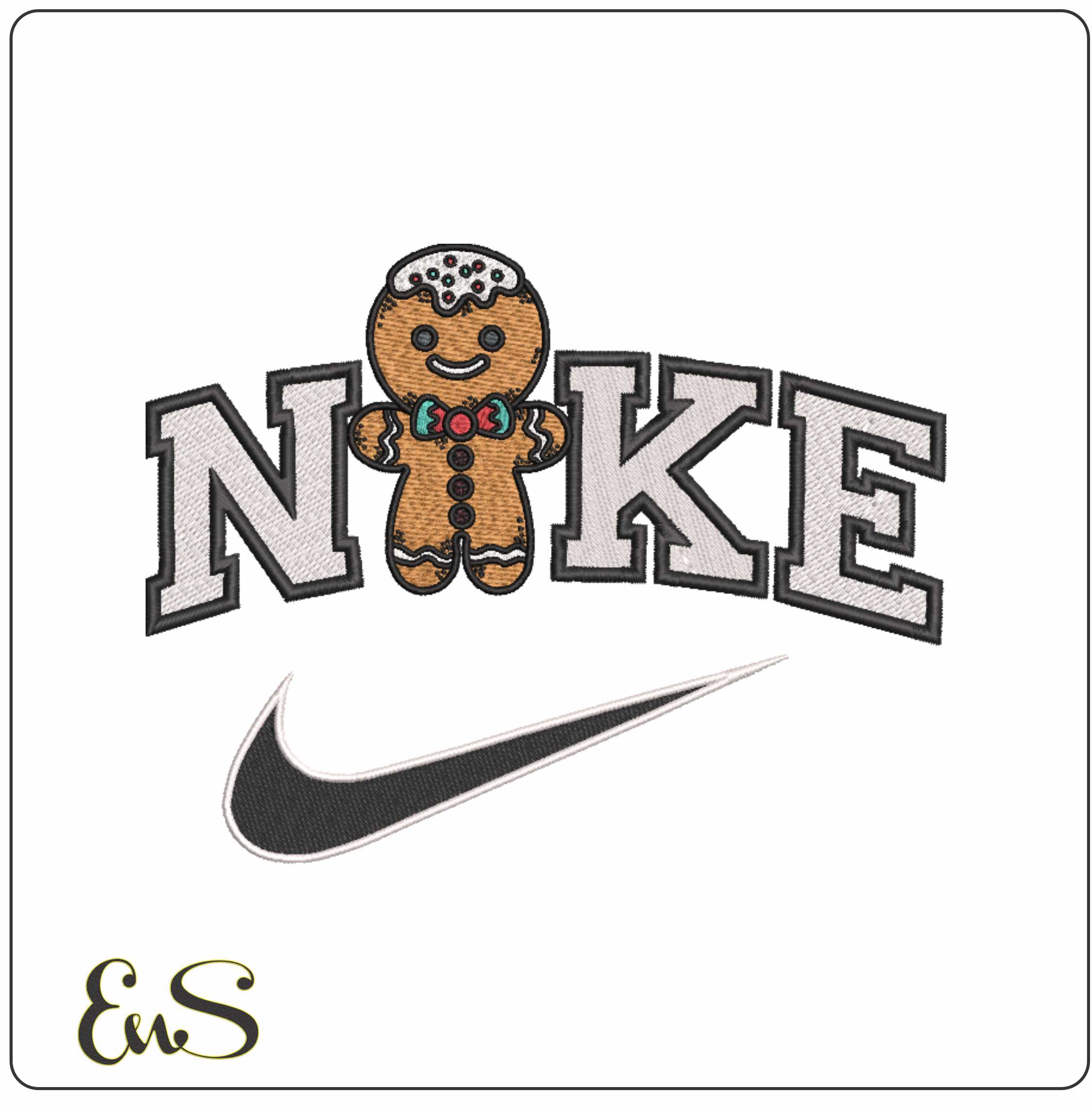 Nike Christmas Gingerbread Man