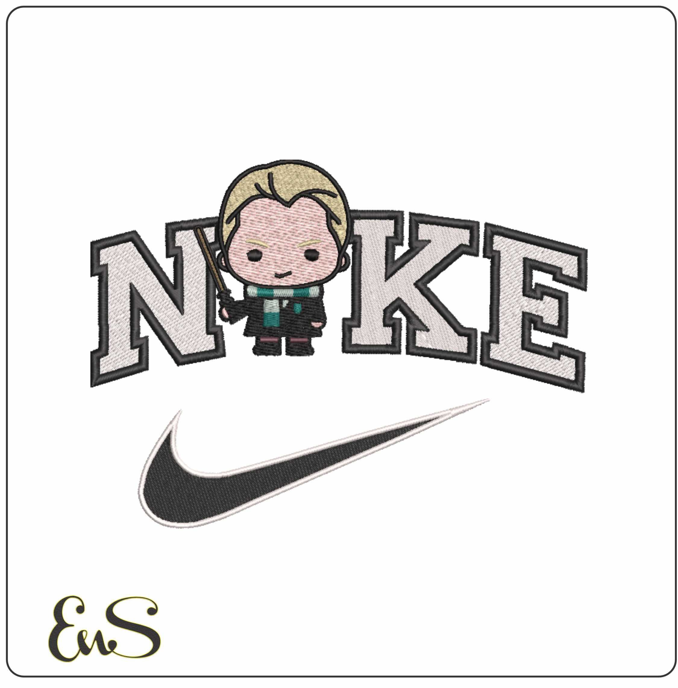 Nike Draco Malfoy With A Wand Chibi Harry Potter