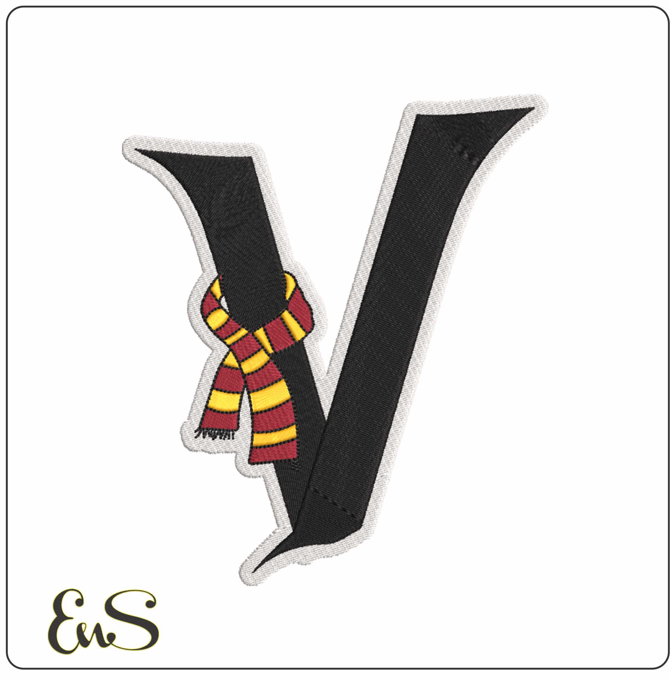 V With Harry Potter Scarf