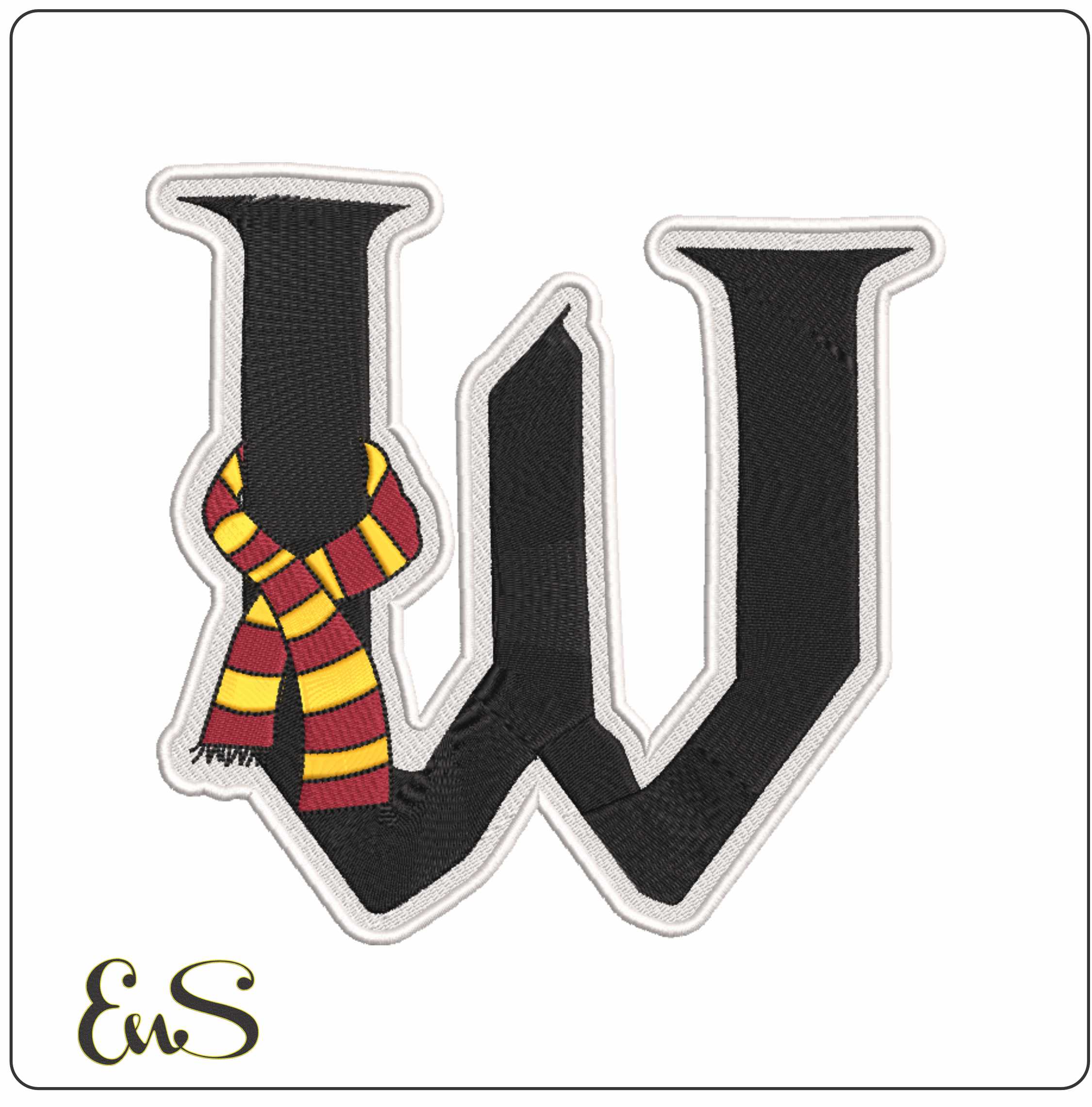 W With Harry Potter Scarf