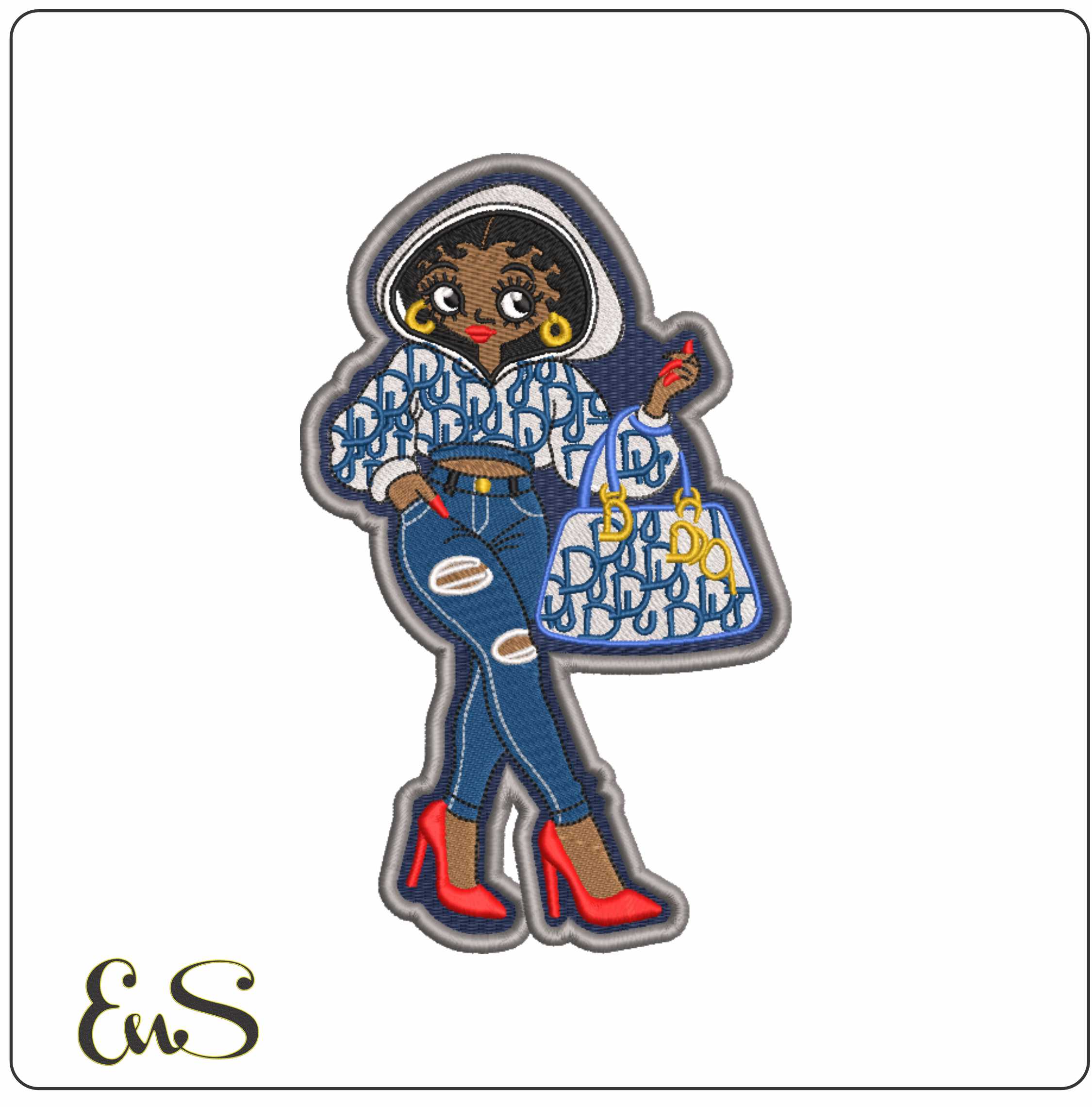 Betty Boop Dior Patch