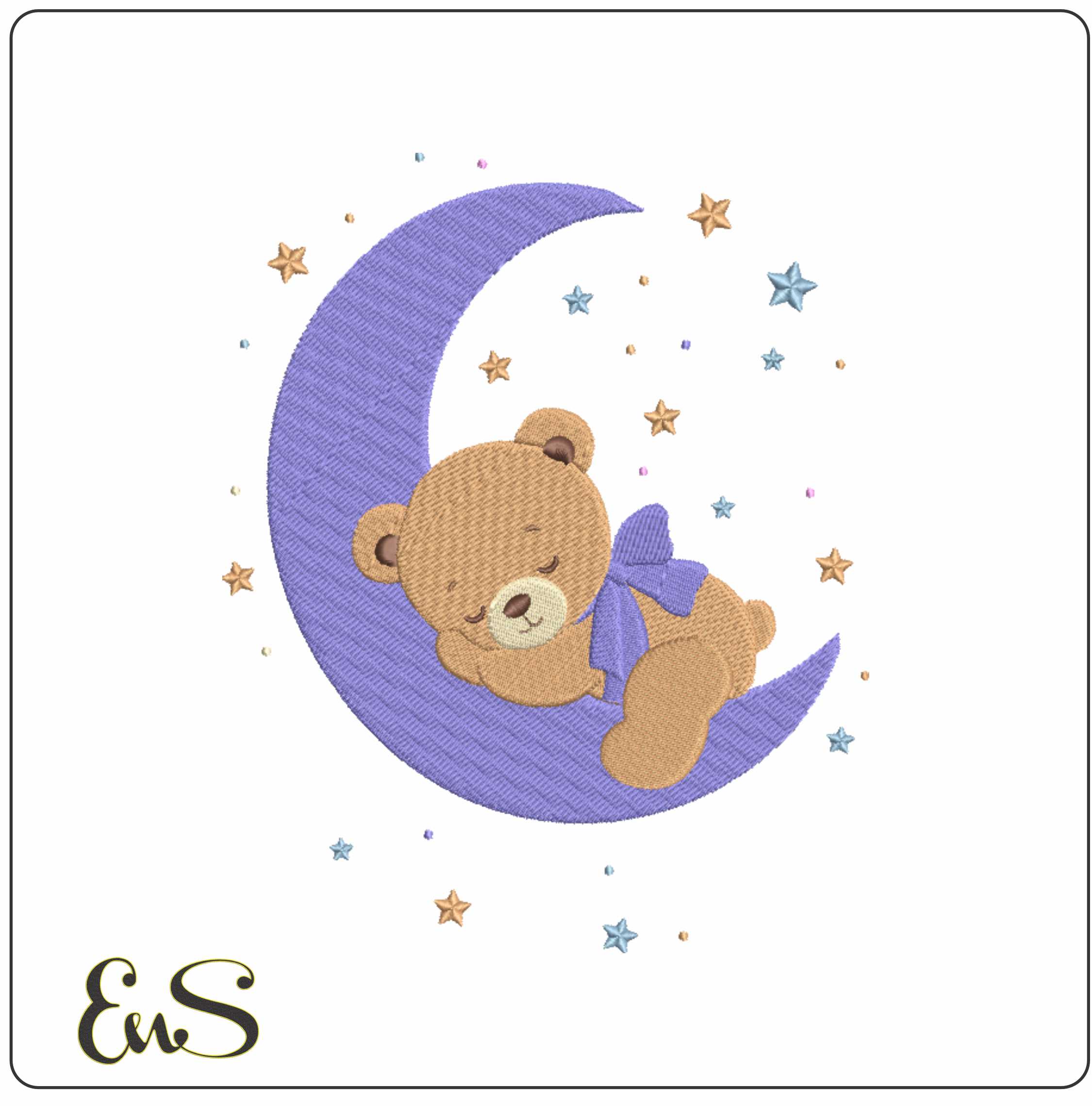 Boy Teddy In To Moon