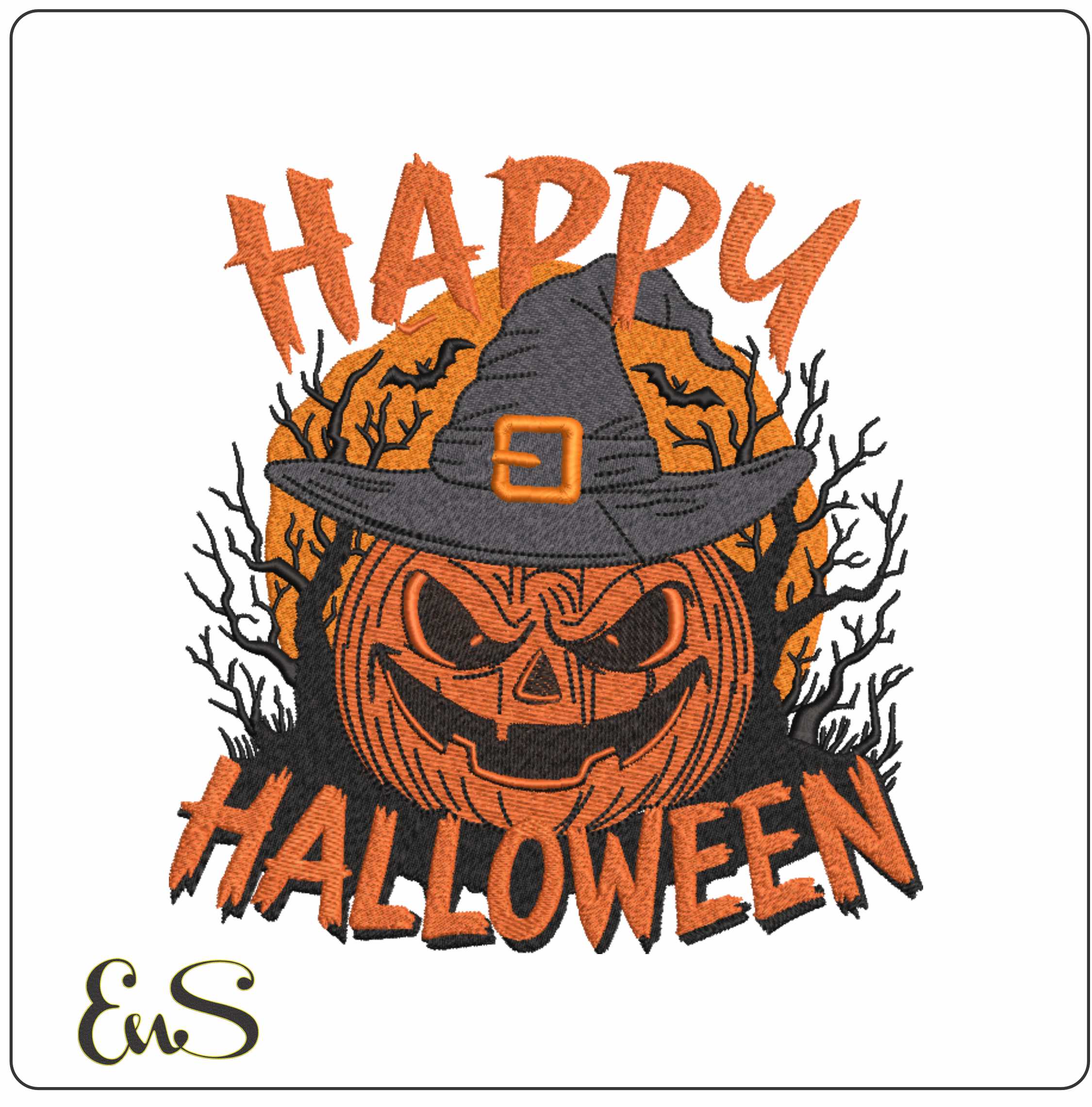 Happy Halloween Scary Pumpkin