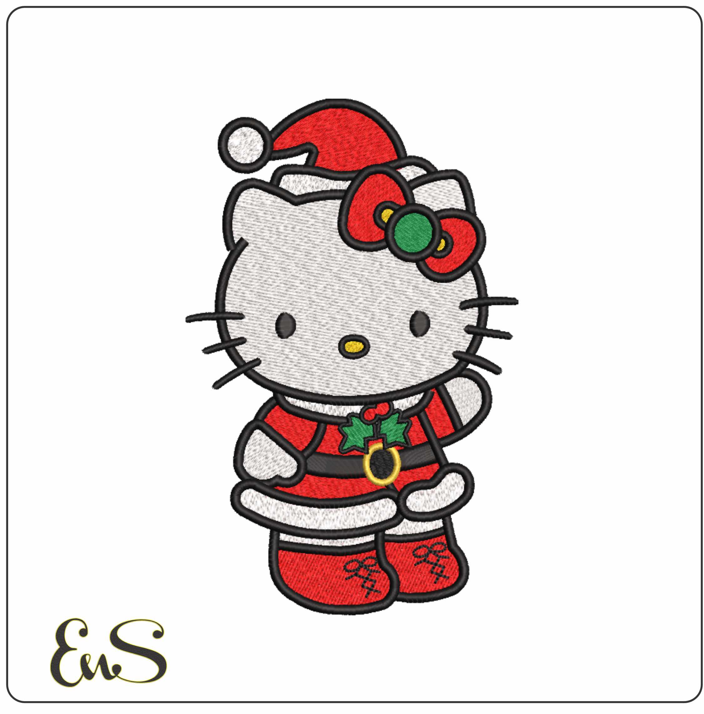 Hello Kitty Mrs Christmas Outfit