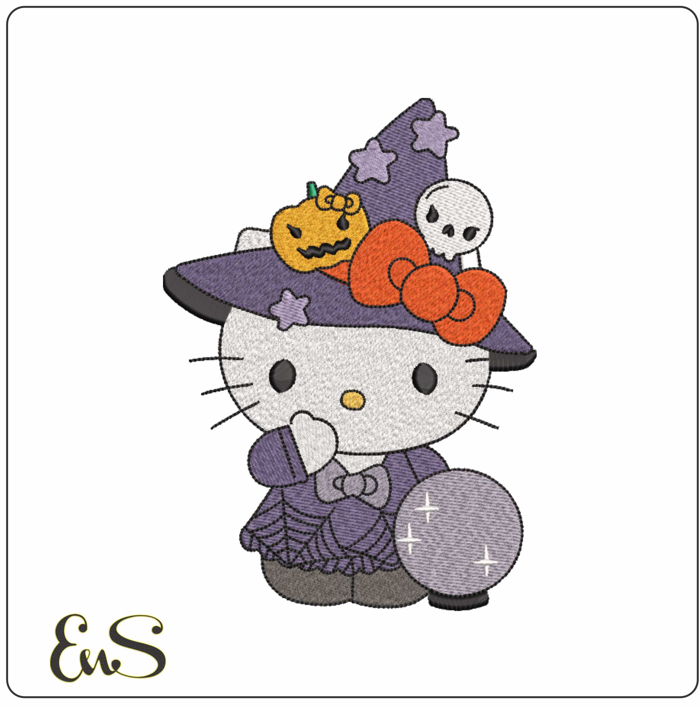 Hello Kitty Witch With Crystal Ball