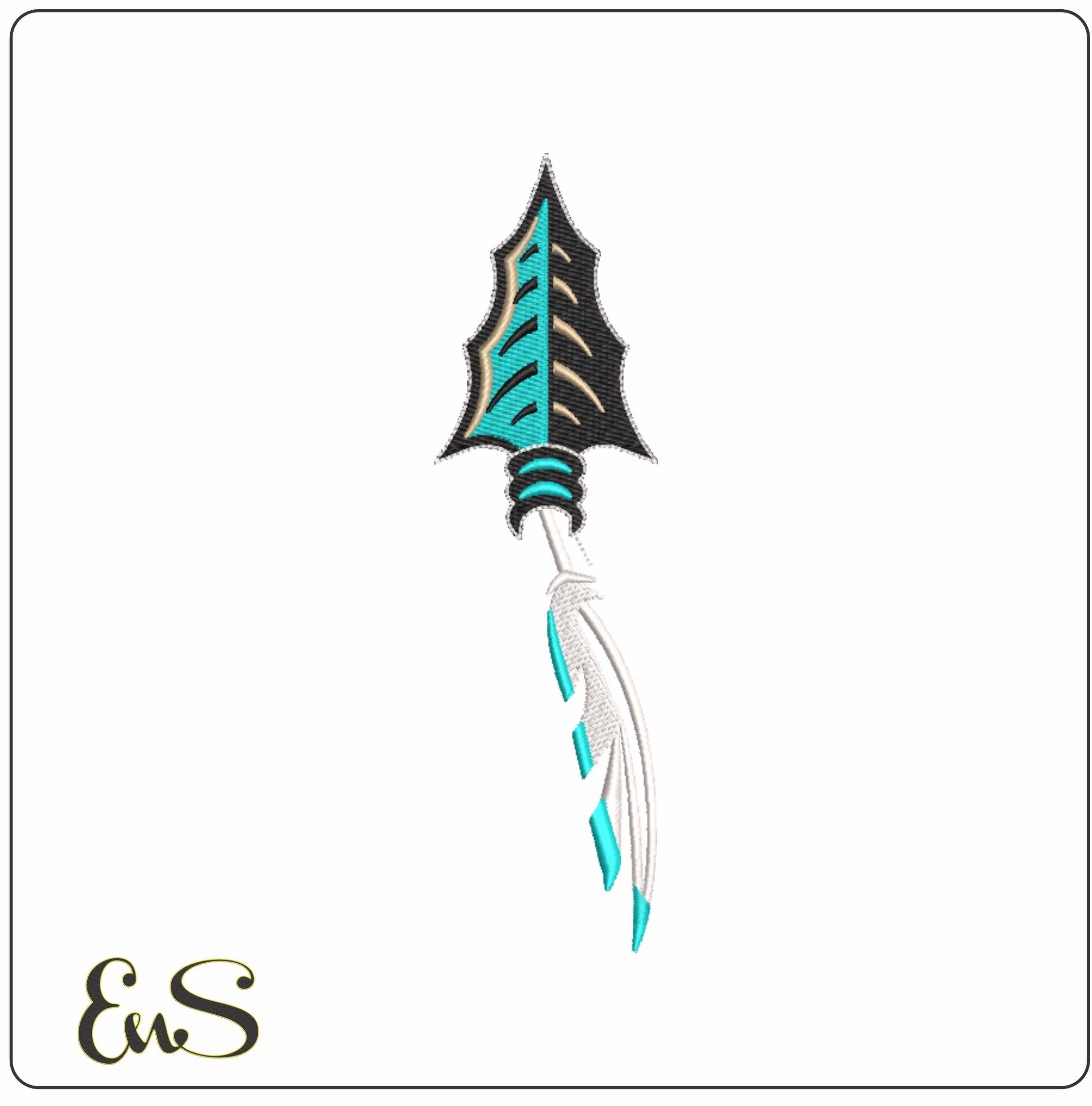 Indian Arrow With Feather